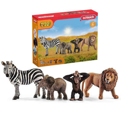 Sarcia.eu Spielfigur Schleich Wild Life - Starter-Set Wilde Tiere, Kinderspielfiguren 3+
