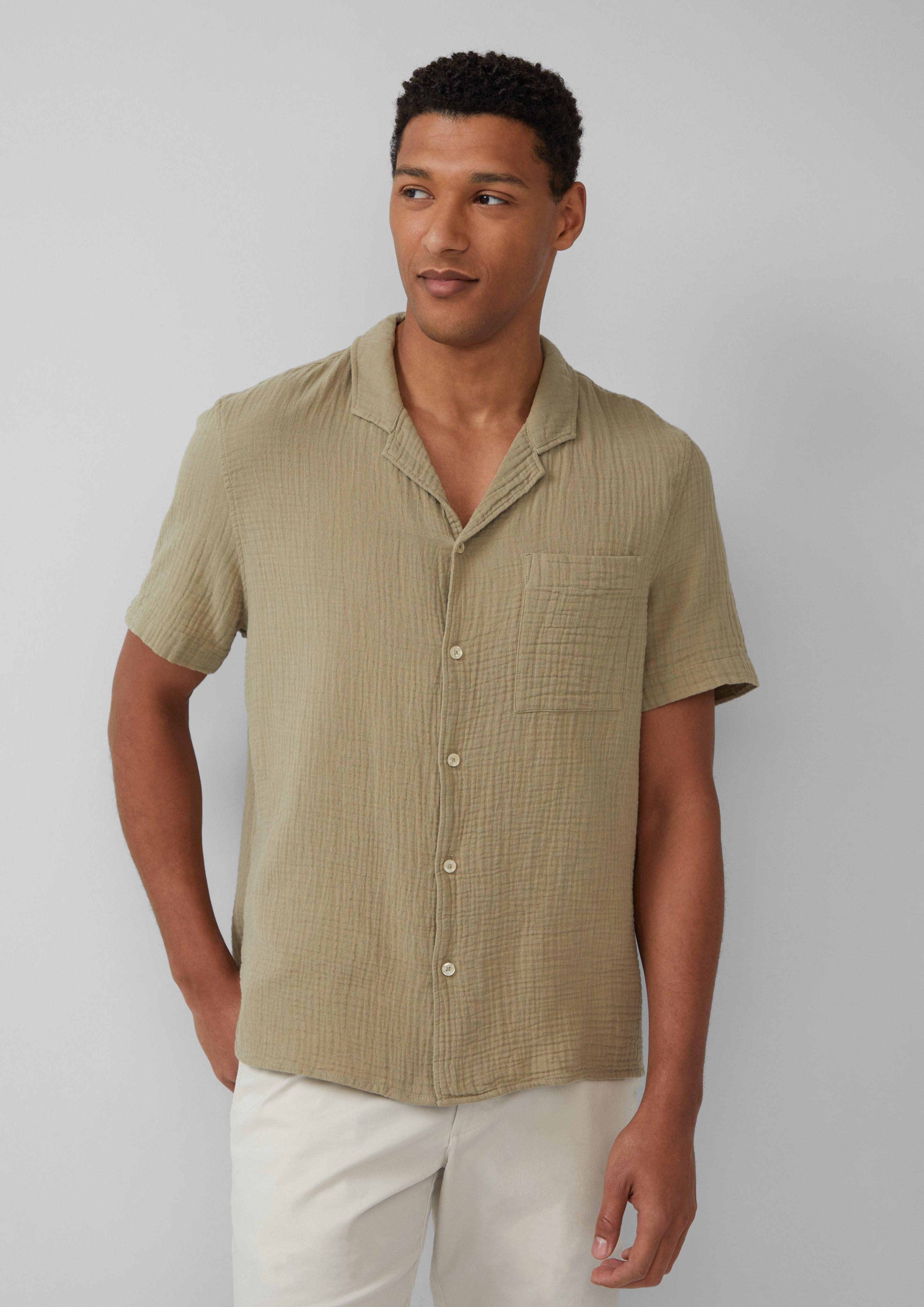 s.Oliver Kurzarmhemd Resort Fit: Luftiges Kurzarmhemd günstig online kaufen