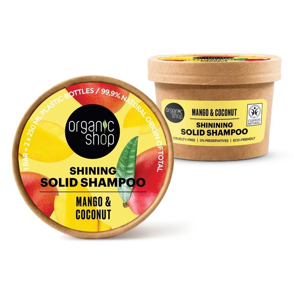 Organic Shop Haarshampoo Mango Champu Solido Shining 60g