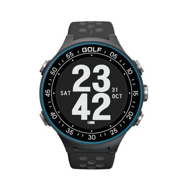 RocketGolf Golfuhr Par.4 Golf-GPS-Uhr (Einfach & Schlicht, 38.000+ Golfplätze, Schrittzähler, gratis Updates)