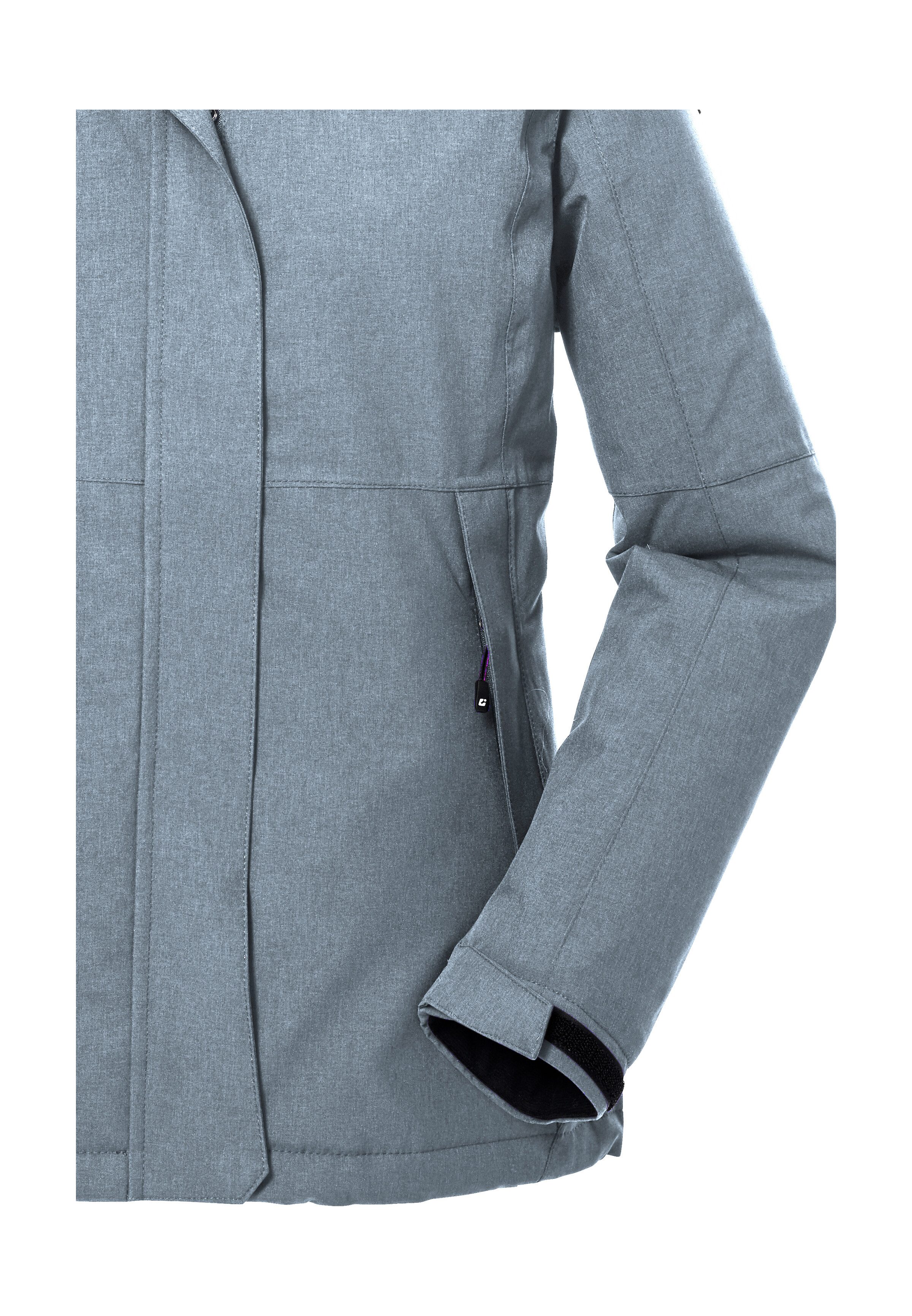 Killtec Outdoorjacke KOW 37 WMN JCKT Wasserdichte Damen Funktionsjacke mit abnehmbarer Kapuze