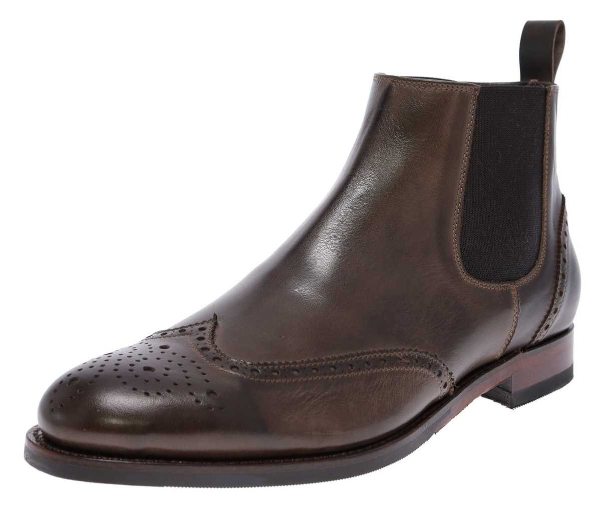 Sendra Boots »17706 Herren Chelsea Boots Braun« Stiefelette Rahmengenäht,  Budapester Design online kaufen | OTTO