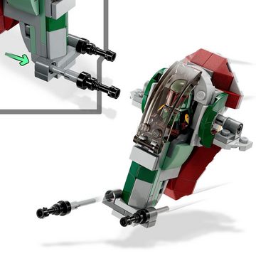 LEGO® Konstruktionsspielsteine Boba Fetts Starship™ – Microfighter (75344), LEGO® Star Wars™, Made in Europe