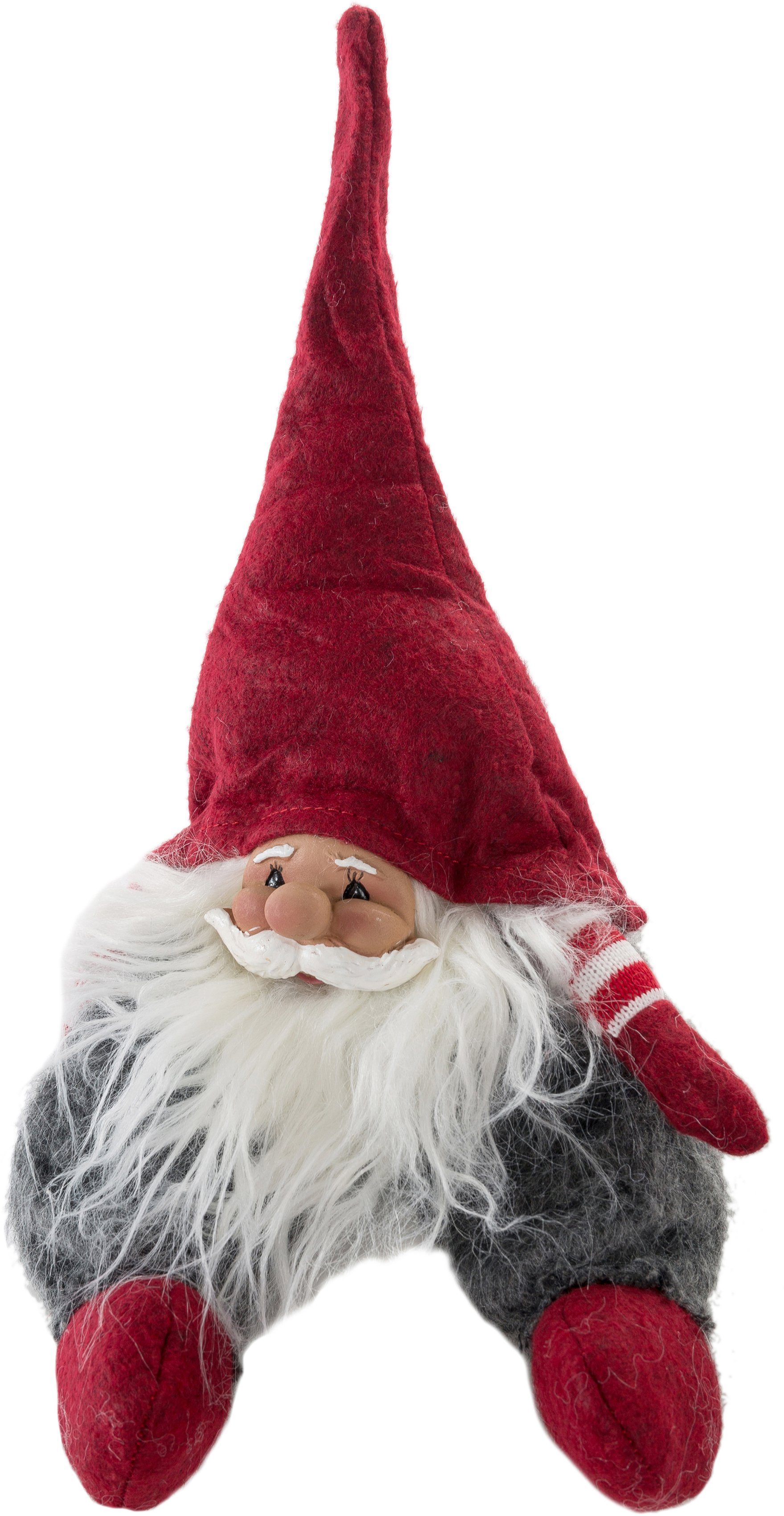 Weihnachtsfigur Weihnachtsdeko rot