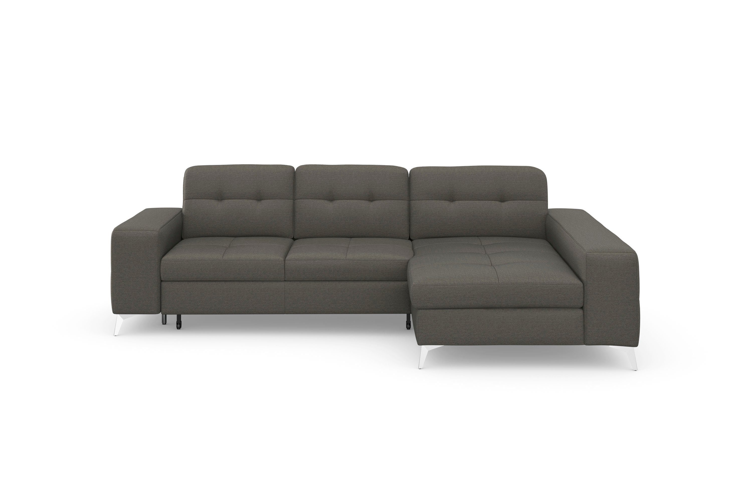 sit&more Ecksofa Baviene L-Form, inklusive Sitztiefenverstellung & Federkern, optional Schlaffunktion