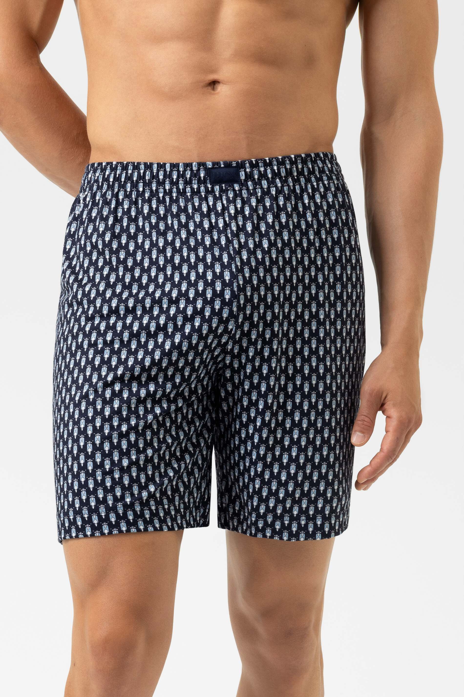 Mey Schlafhose Mey male Hose kurz Serie Scooter Venture (1-tlg) Softe Pyjamahose, gemustert, Modal, FSC-zertifiziert