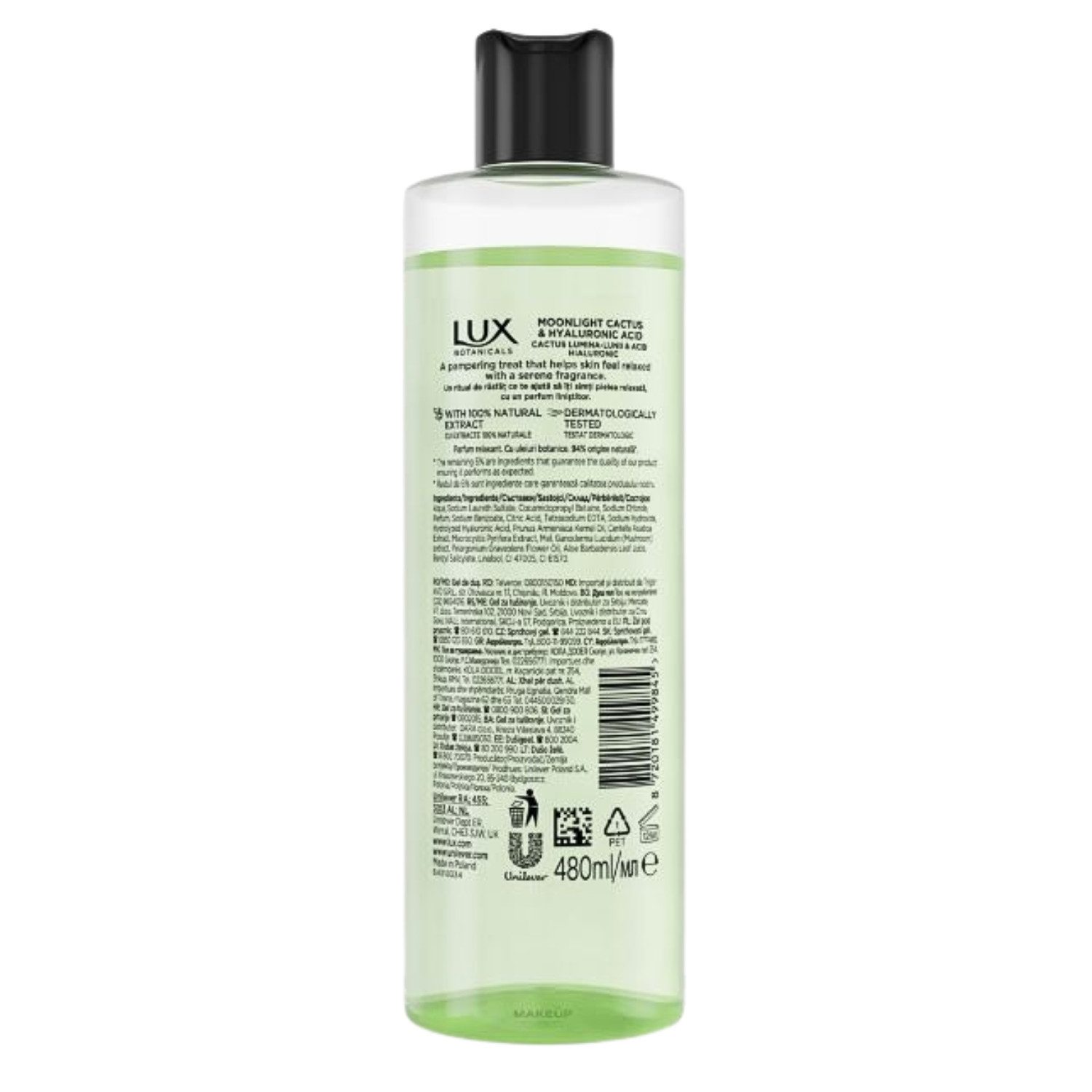 Lux Duschgel Lux Botanicals Duschgel mit Moonlight Cactus & Hyaluronsäure spendet F