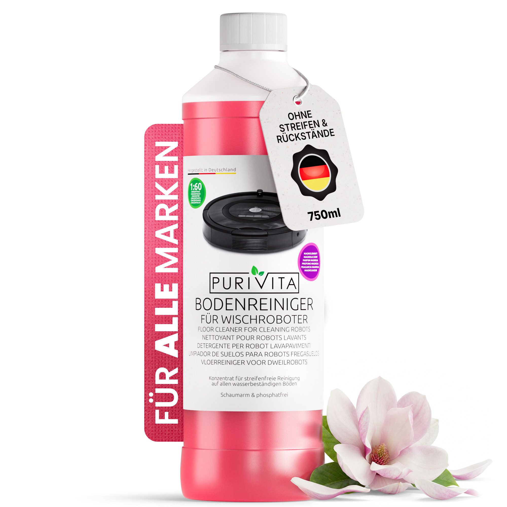 Purivita Wischroboter Fussbodenreiniger (Konzentrat)
