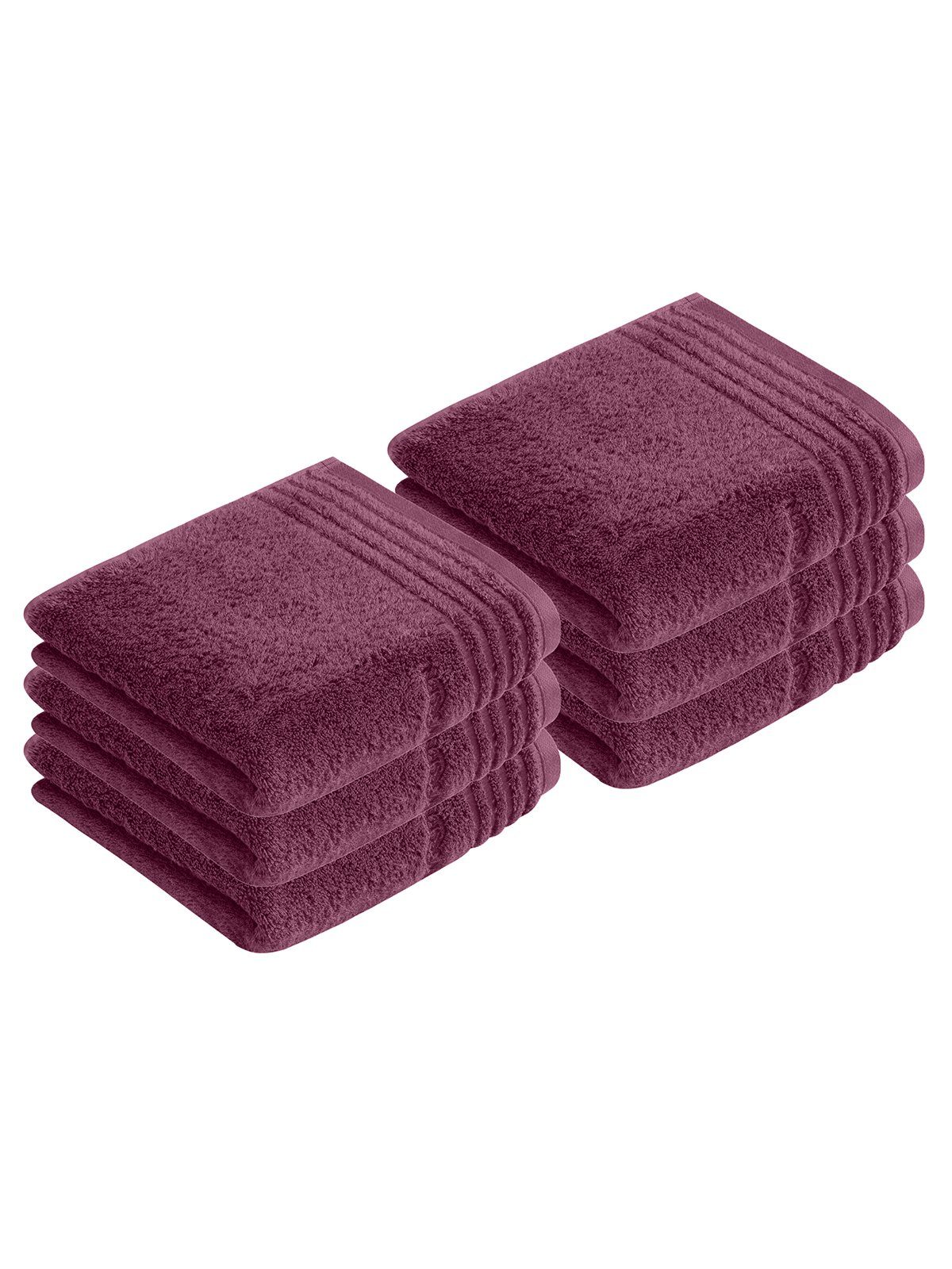 Vossen Handtücher 6er Pack Handtuch 60 x 110 cm Vienna Style Superso, Frottier (Spar-Set, 6-St), Vegan