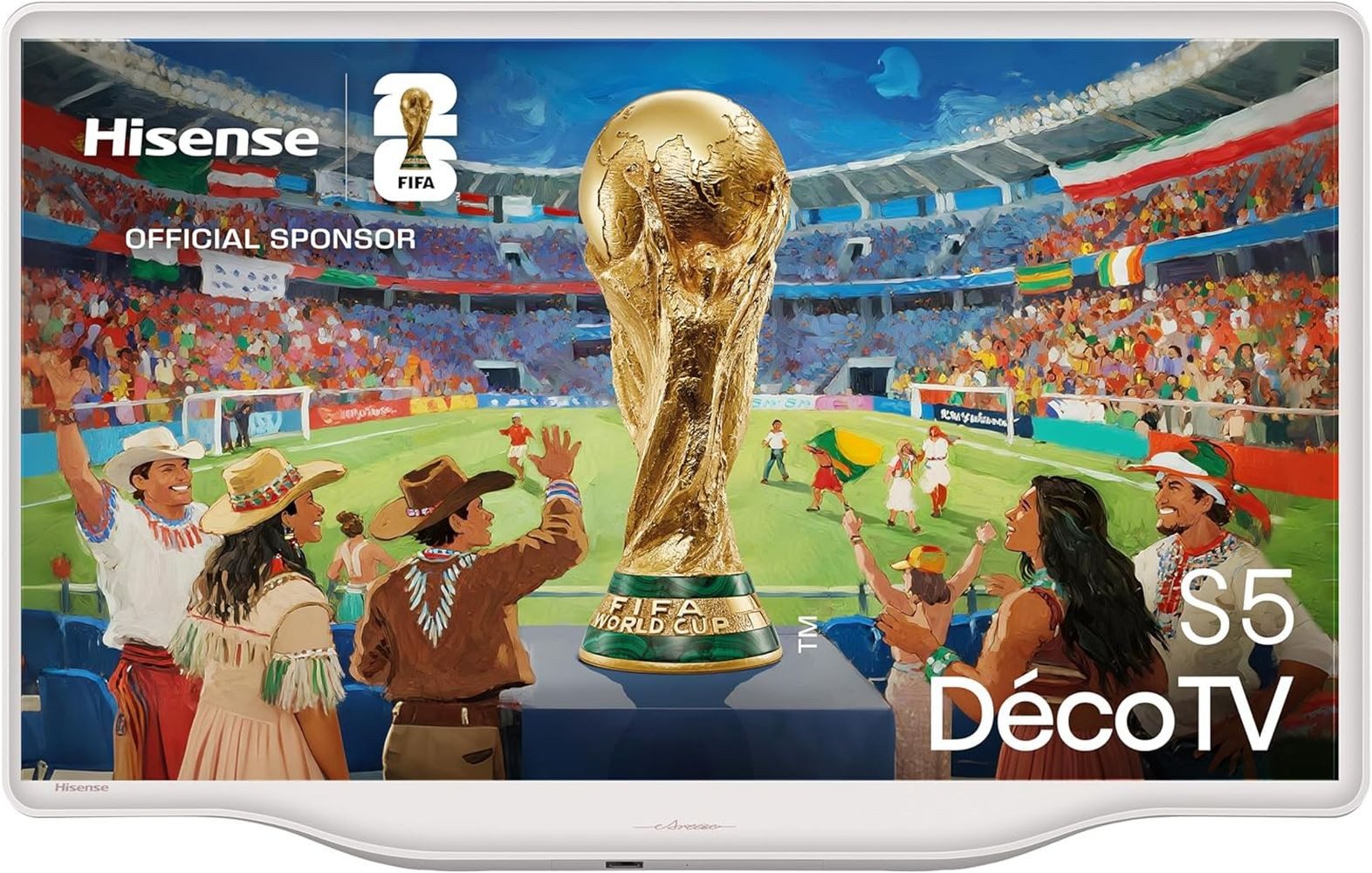 Hisense 32S5Q LED-Fernseher (80 cm/32 Zoll, Full HD, Smart-TV, 2K FHD Deco TV)