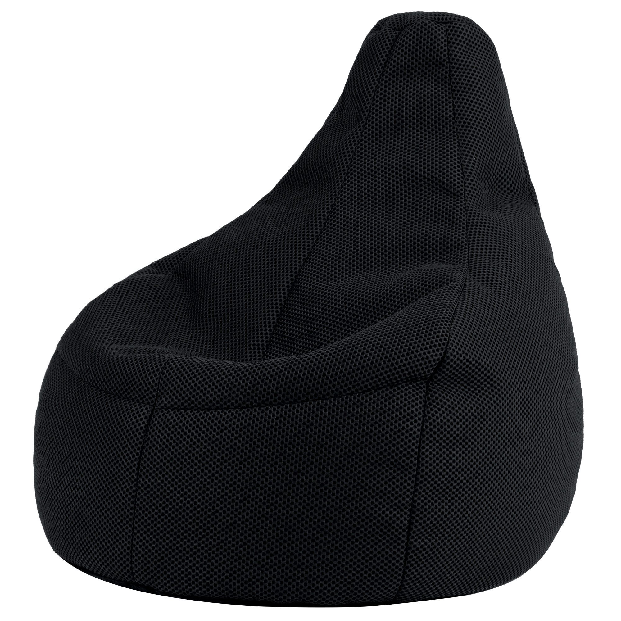 icon Sitzsack Sessel Gaming Stuhl mit Liege aus Techmesh „Dalton“, Sitzsack günstig online kaufen