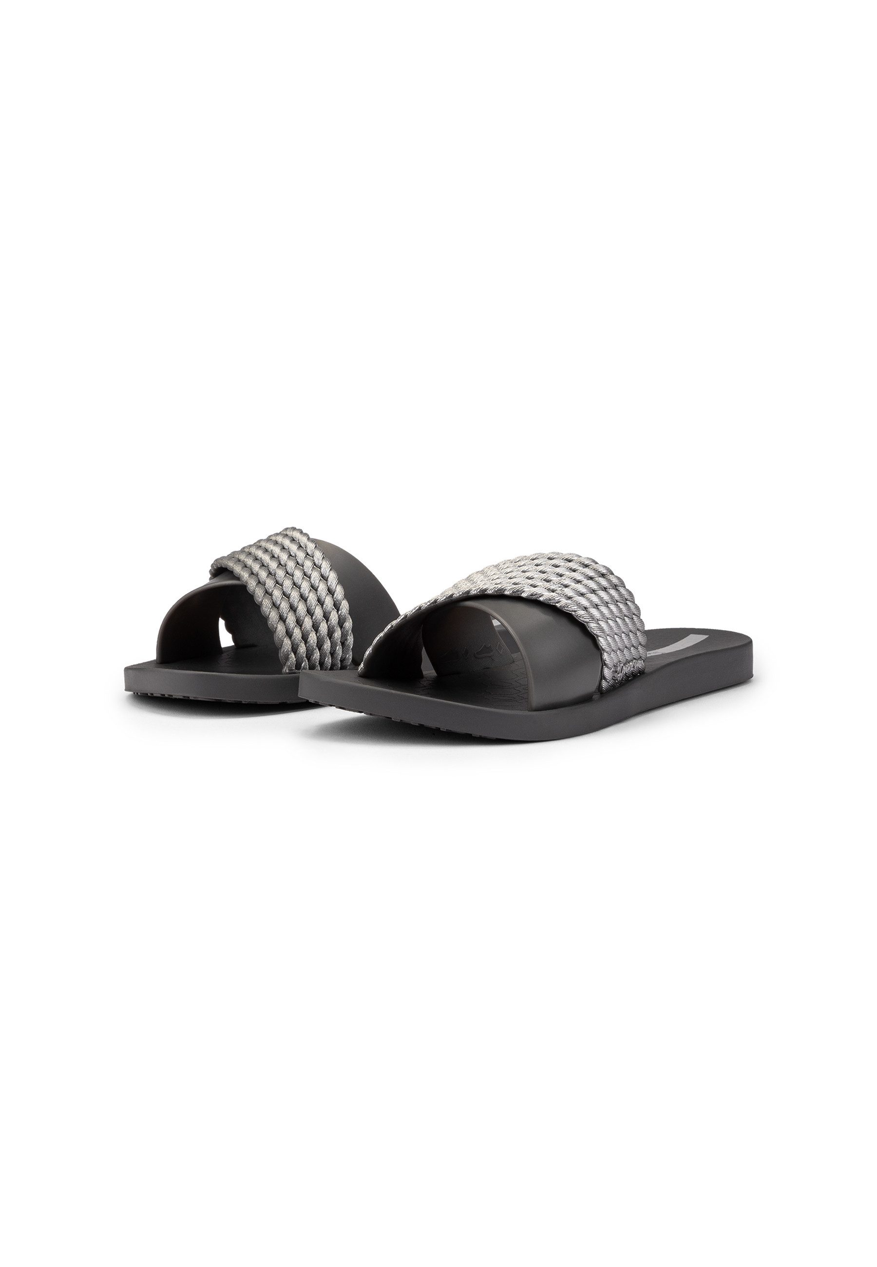 Ipanema STREET II FEM - Badelatschen / Slides Pantolette Bade-Slides mit Riemen in Stahlseil-Optik
