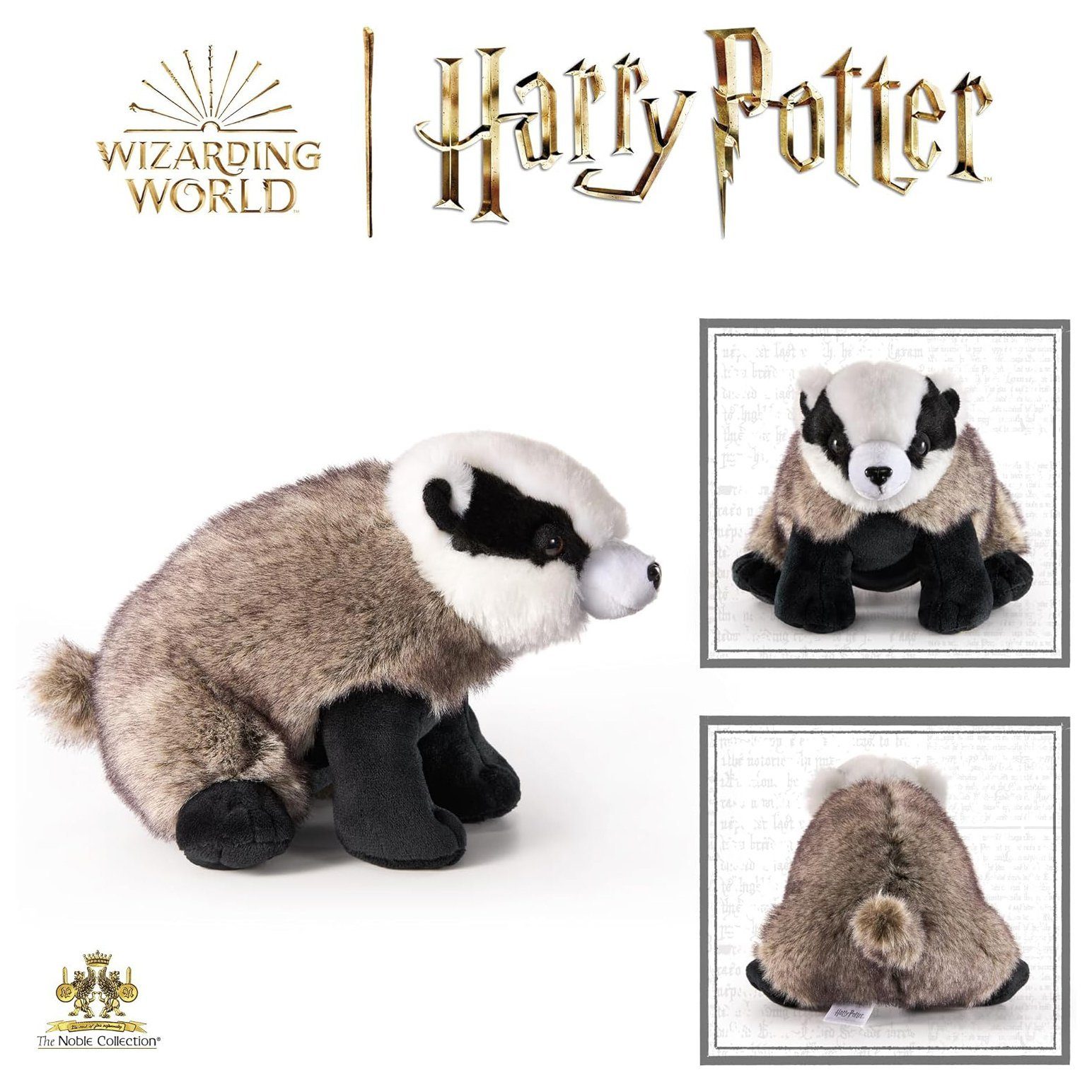 The Noble Collection Plüschfigur Harry Potter – Hufflepuff Dachs Plüschtier