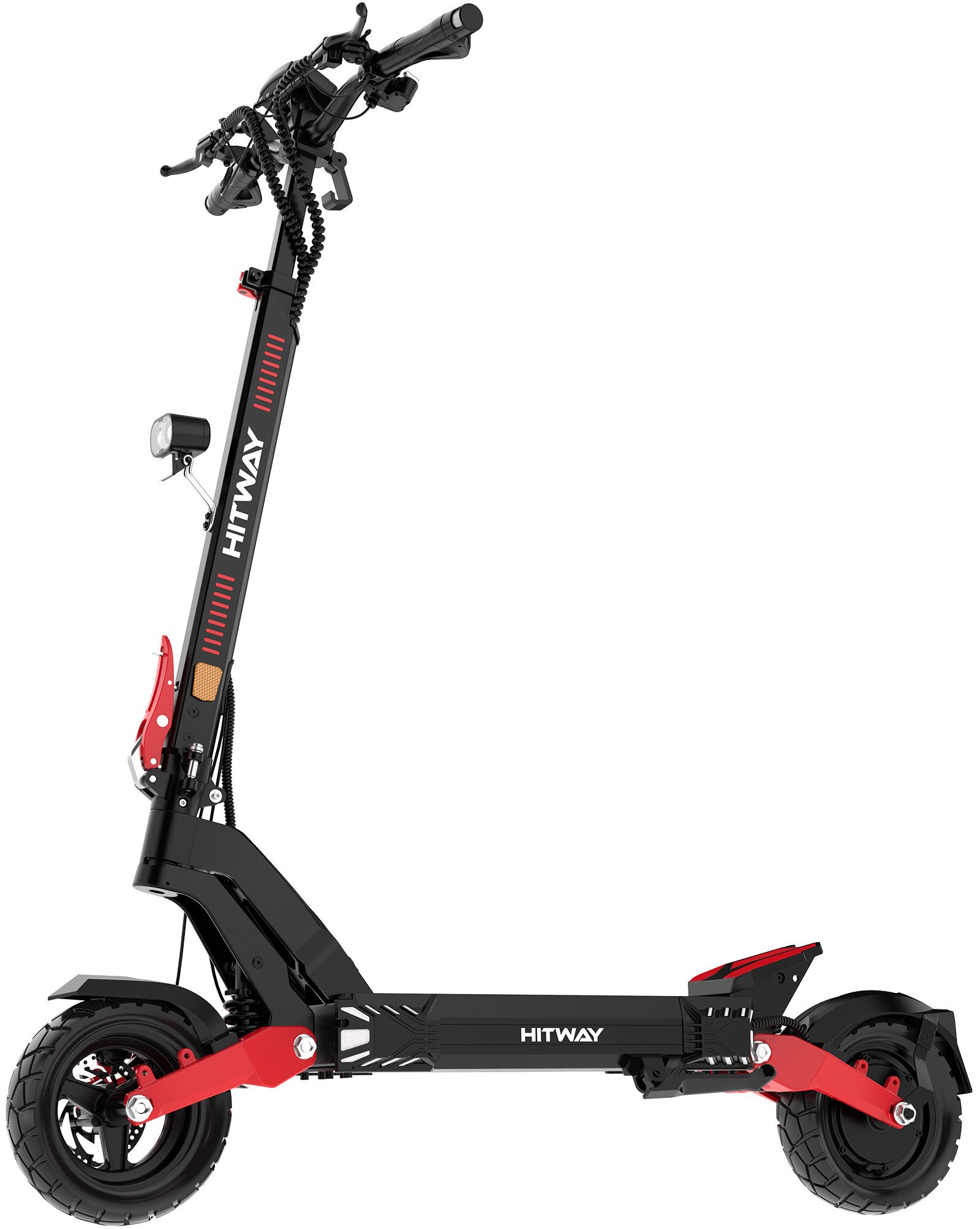 HITWAY E-Scooter mit Straßenzulassung (ABE) 10 Zoll Off-Road E-Roller mit 48V10Ah Akku, 20,00 km/h, höhenverstellbar, klappbar, bis zu 45km für Erwachsene