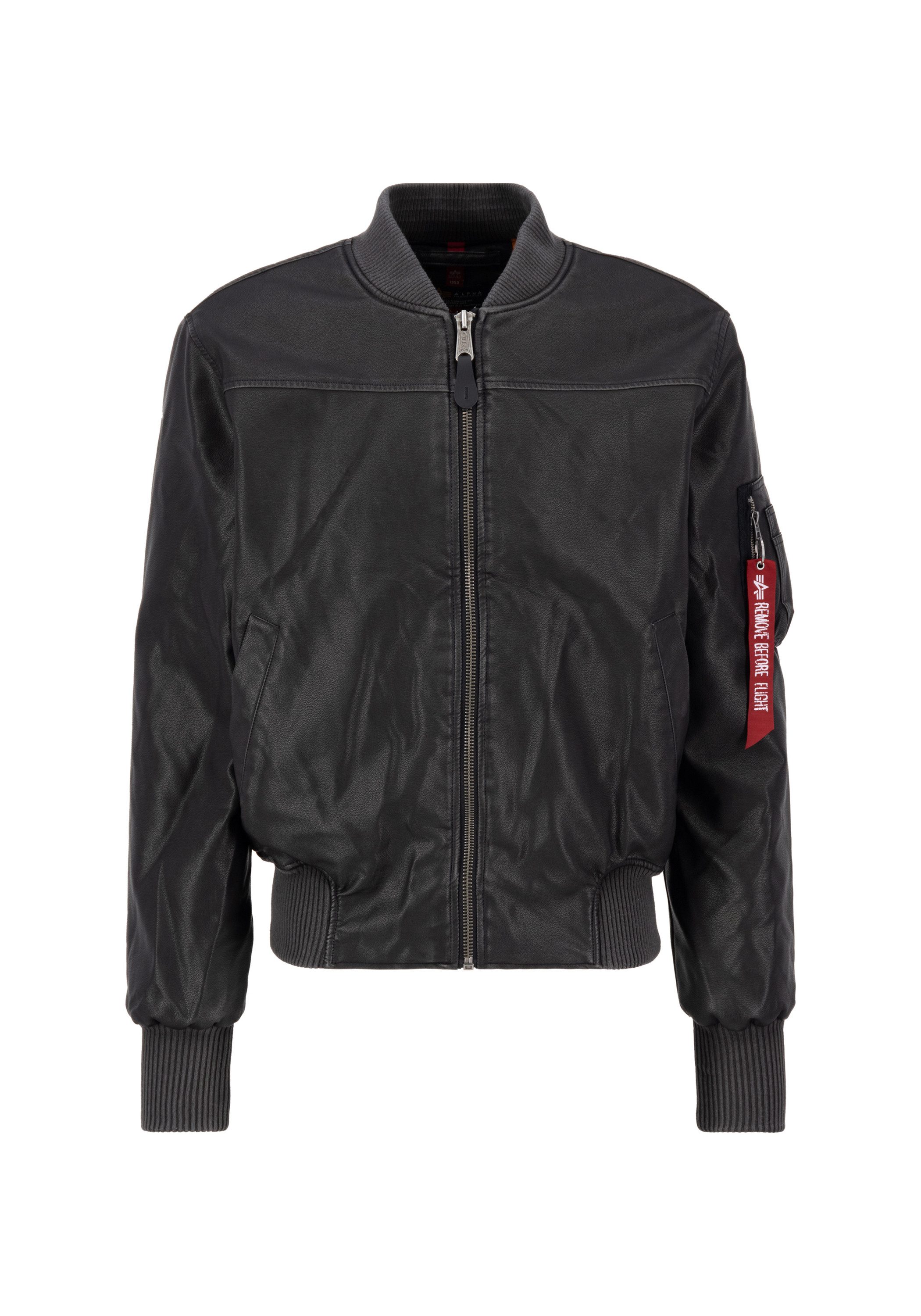 Alpha Industries Bomberjacke Alpha Industries Men - Bomber Jackets MA-1 Faux Leather Vintage