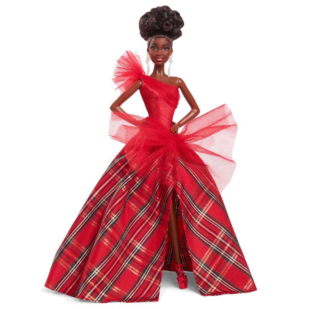 Barbie Anziehpuppe Holiday Barbie 2024 HRM62 Mattel Signature Puppe Sammelp günstig online kaufen