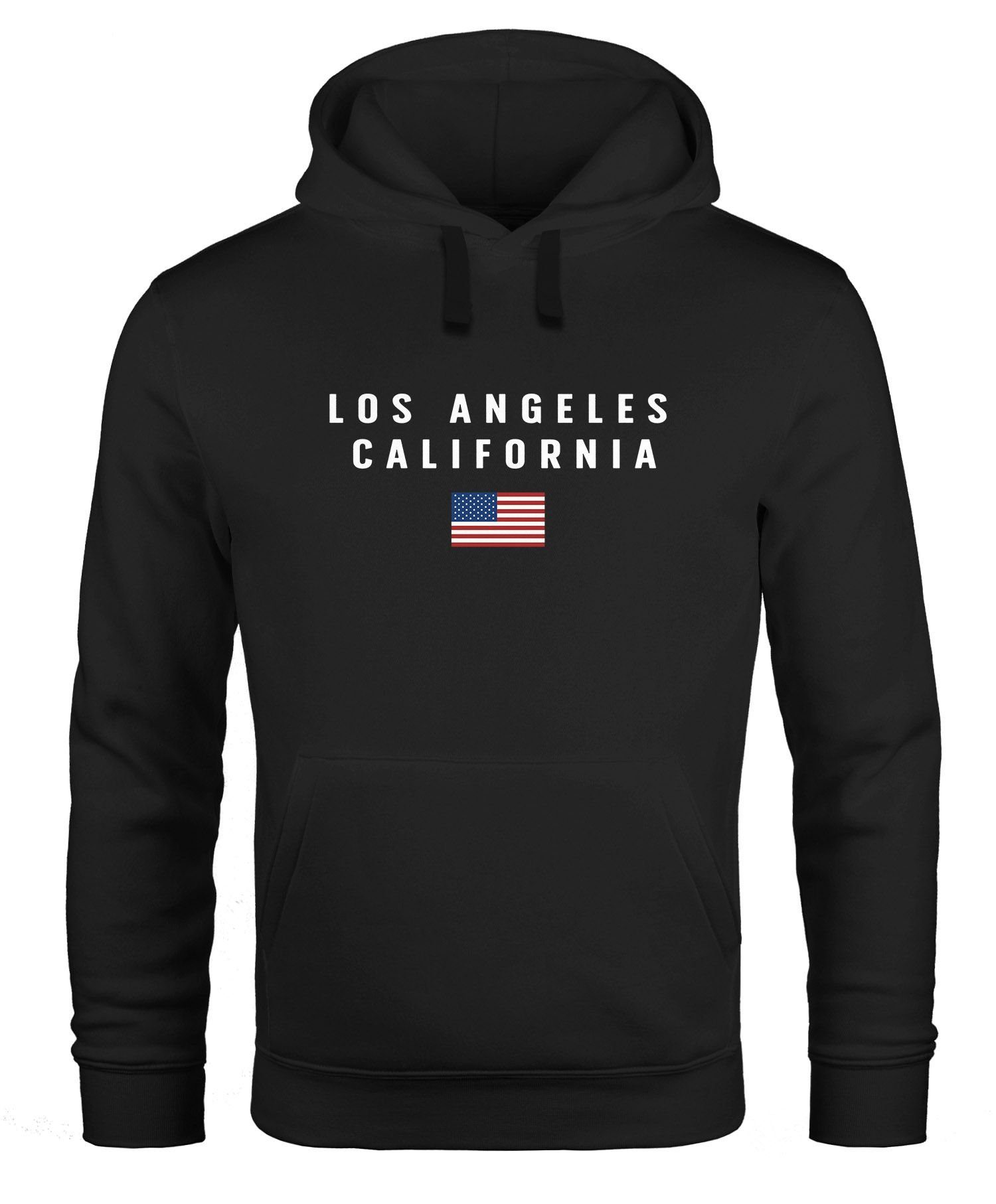 Neverless Hoodie Hoodie Herren Bedruckt Schriftzug günstig online kaufen