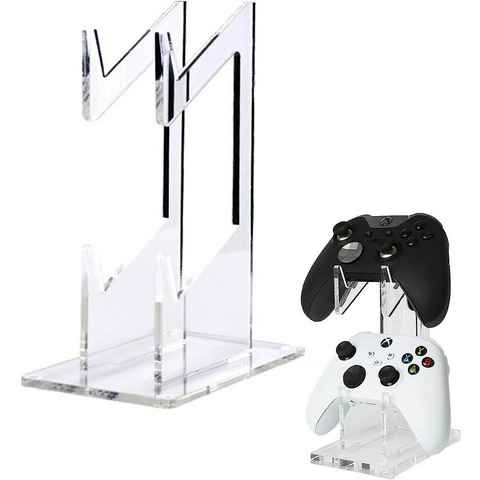 Tadow Gamepad-Display-Ständer, Aufbewahrungsständer, 3D-Ständer PlayStation 5-Controller (klarer Pendelständer für ps4/ps5/switch/xbox)