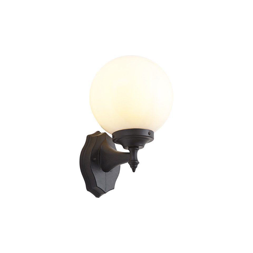 Qazqa Außen-Wandleuchte Champs, ohne Leuchtmittel, Kaltweiß, QAZQA Außen Wand­leuchte, e27, Schwarz, Aluminium, classic-antique