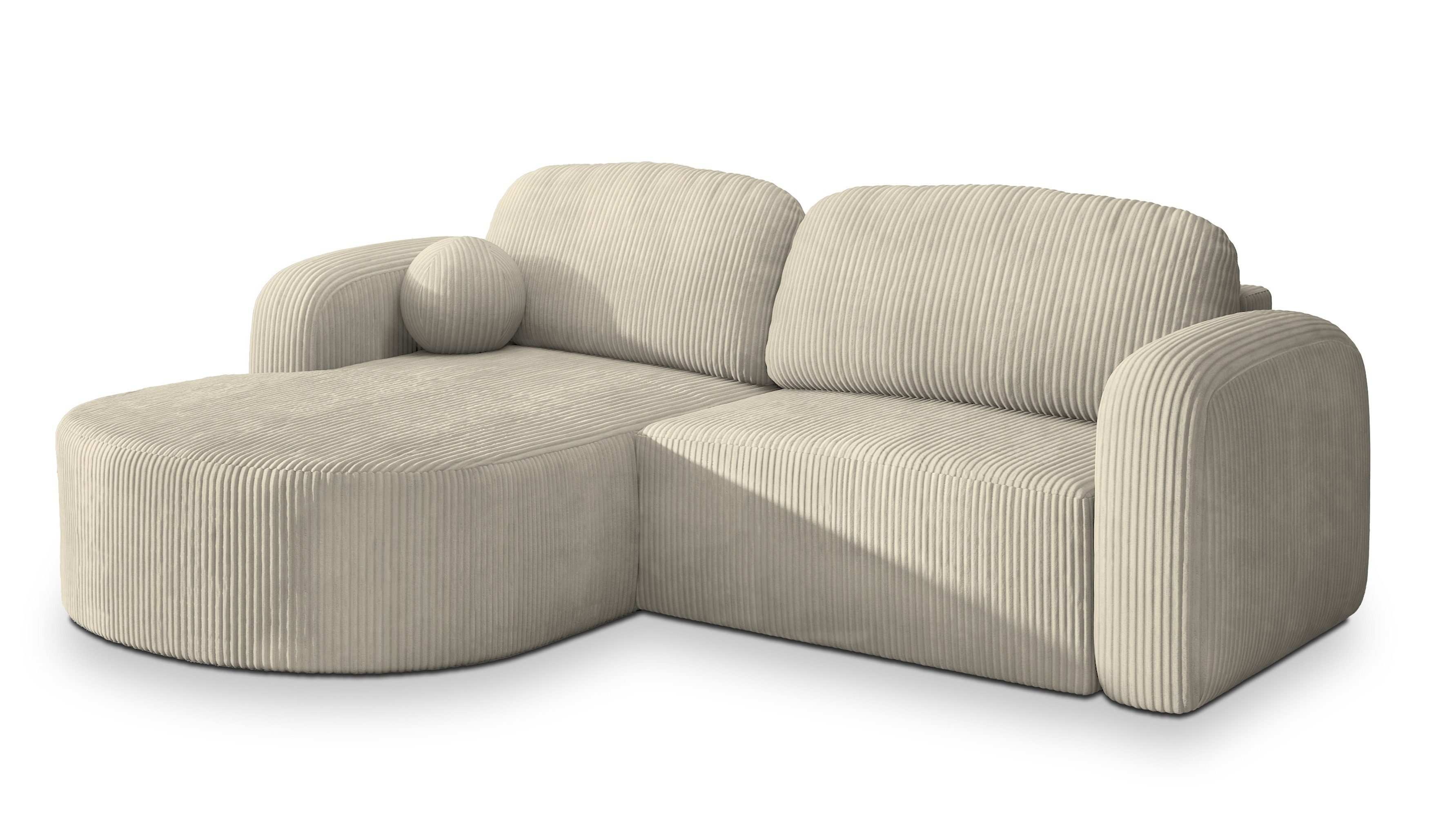 Masseno Ecksofa AMILIA mit Schlaffunktion L-Form, günstig online kaufen