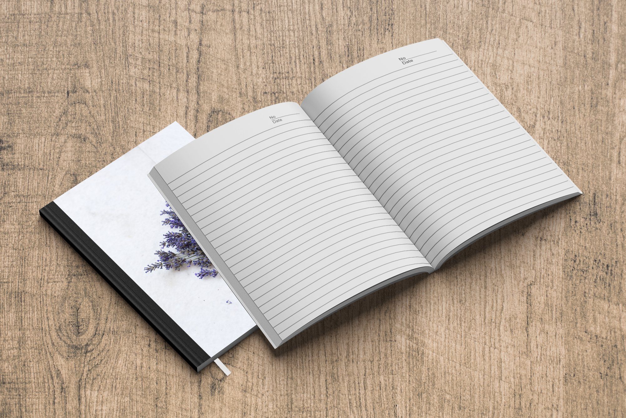 Geernteter Journal, A5, Haushaltsbuch Tagebuch, MuchoWow Merkzettel, 98 medizinischer Marmor, Lavendel Notizbuch Notizheft, Seiten, auf