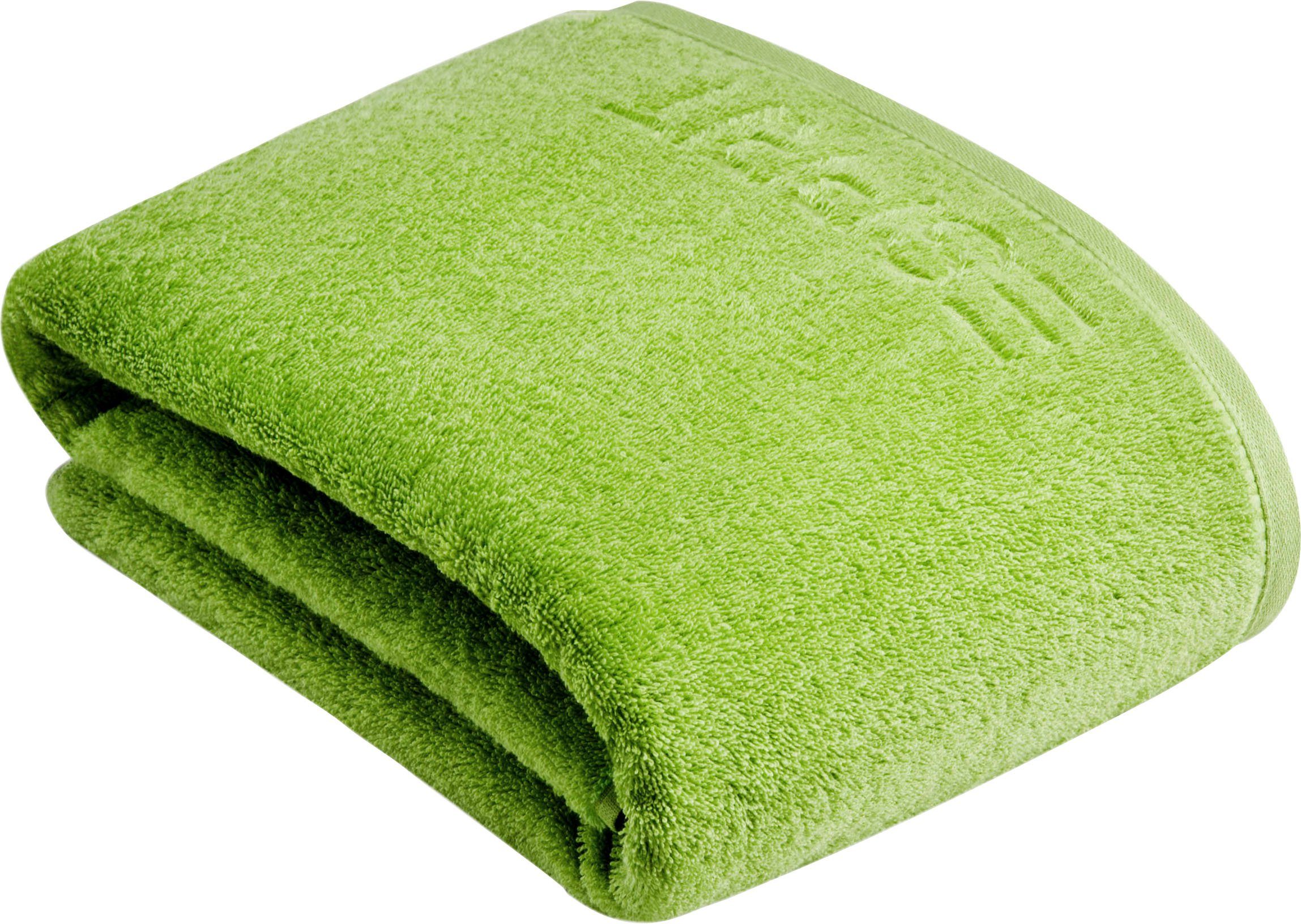 Esprit Saunatuch Modern Solid, Frottier (1-St), vegan produziert green apple | Saunahandtücher