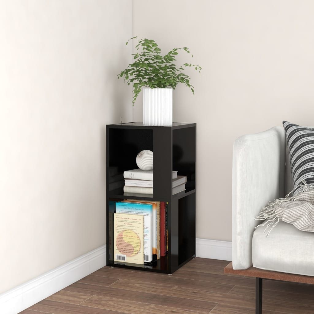 vidaXL Eckregal Eckregal Schwarz 33x33x67 cm günstig online kaufen