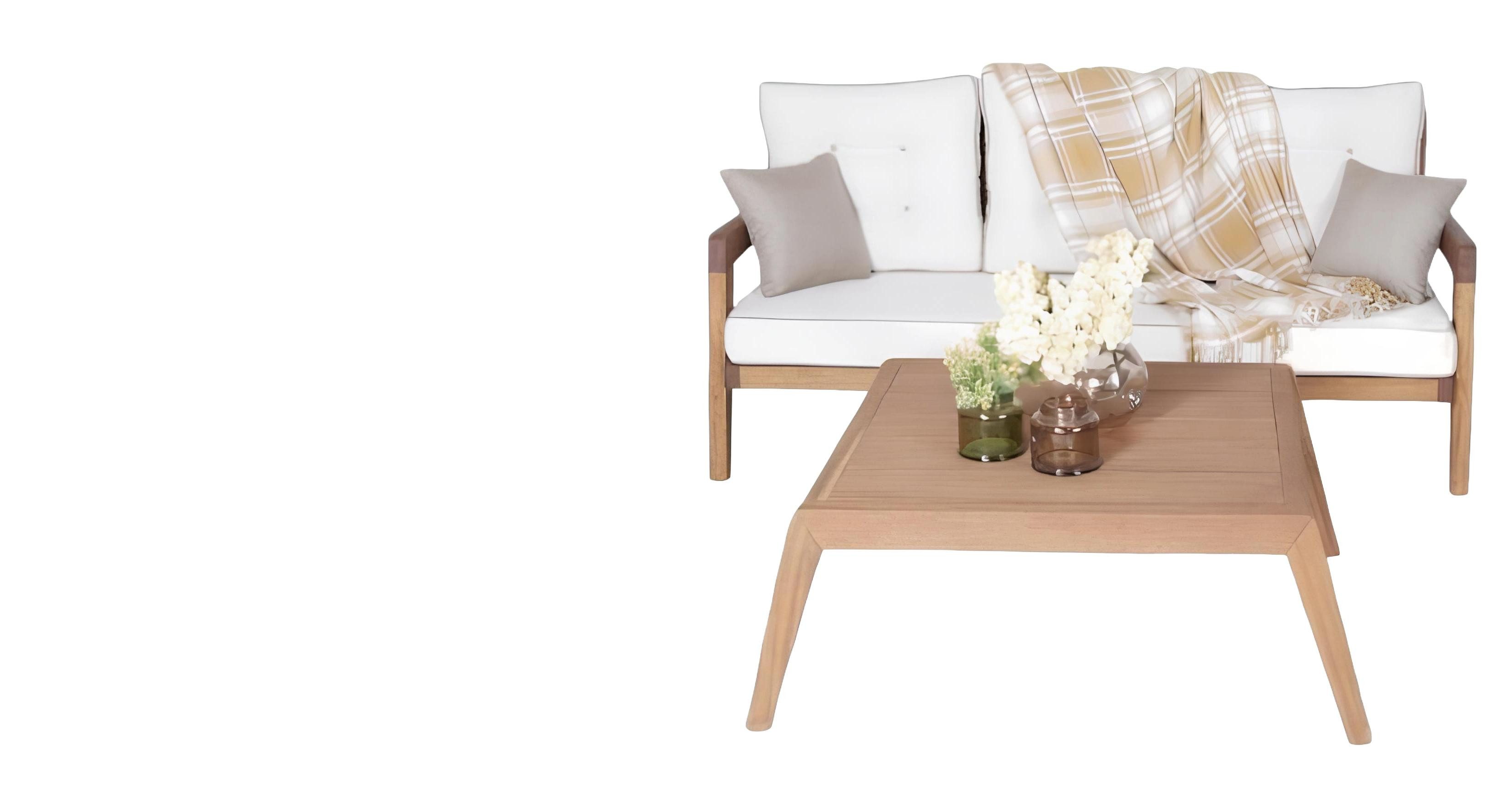 Xlmoebel Sessel Modernes Designer-Sofa für den Garten in elegantem Grau (3tlg Gartenmöbel Set (Sofa 3 Sitzer + Sessel + Couchtisch), Hergestellt in Europa