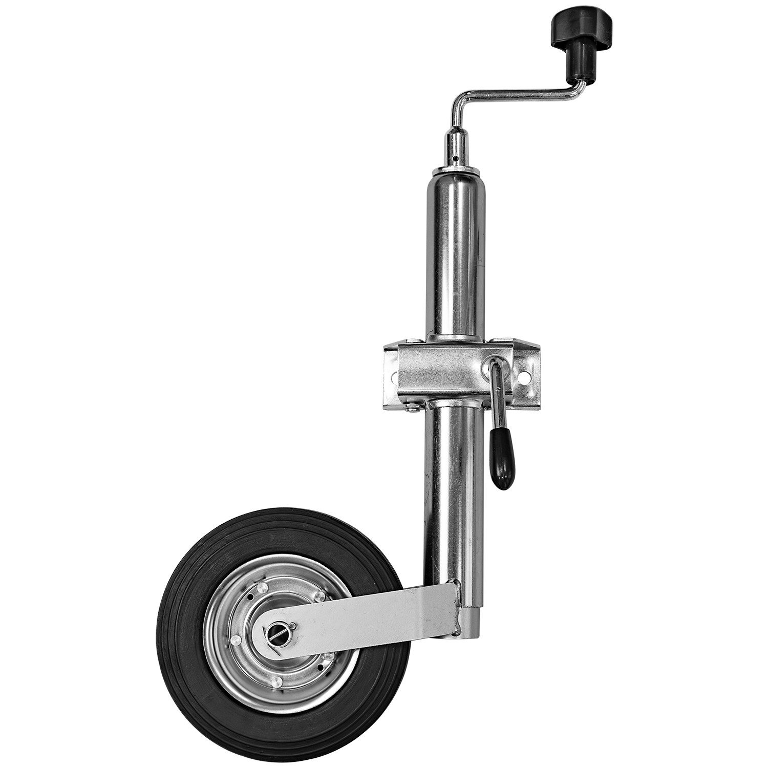 Trucky Anhänger-Stützrad Stützrad für Anhänger Deichselrad Klemmhalter bis 150 kg 48 mm