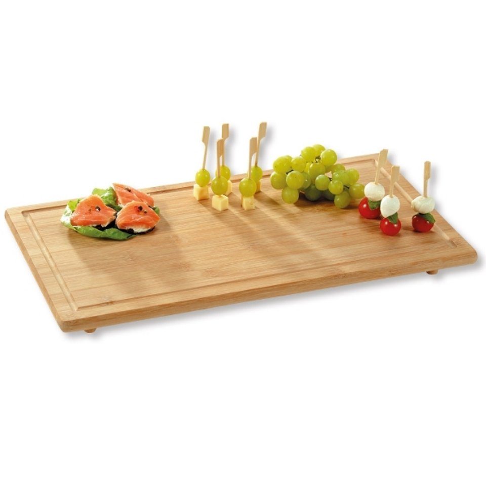 KESPER® Schneidebrett Schneide- und Abdeckplatte, FSC-Bambus 58590, (1-St)
