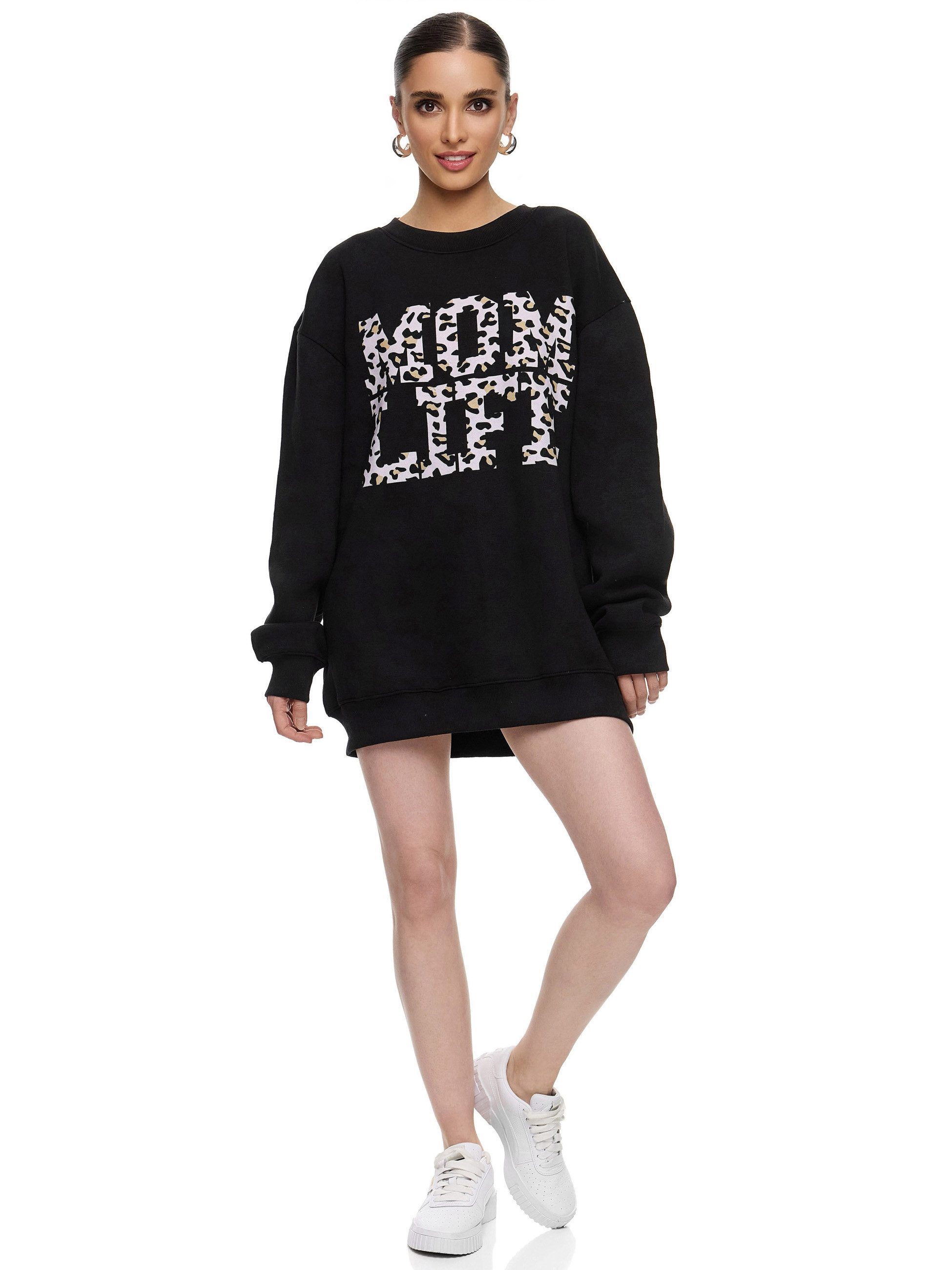 Worldclassca Sweatshirt Worldclassca Oversized Sweatshirt MOM LIFE Print La günstig online kaufen