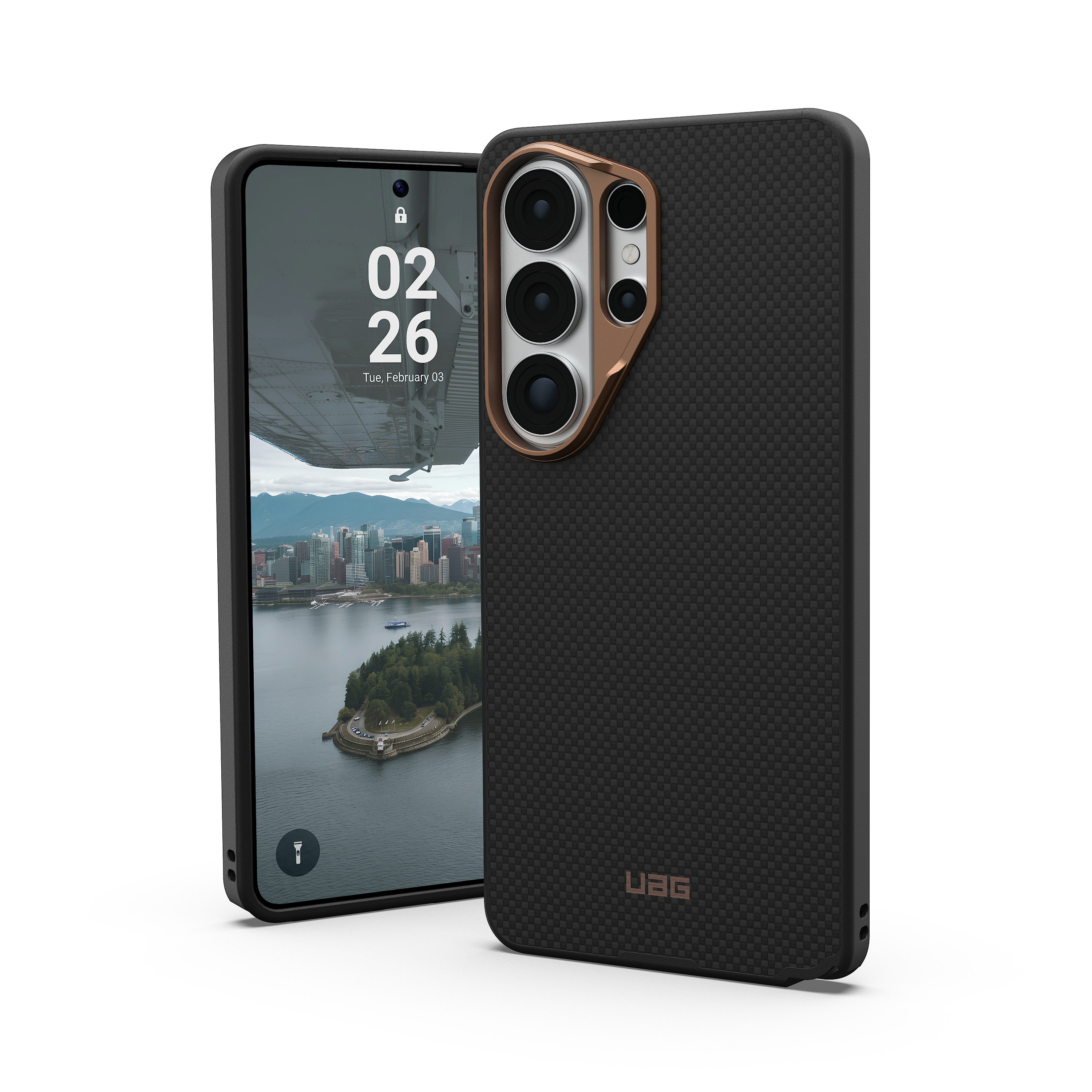 Urban Armor Gear Smartphone-Hülle FIBR ARMR - Samsung Galaxy S26 Ultra MagSafe Hülle, [Offizielle "Designed for Samsung" Zertifizierung]