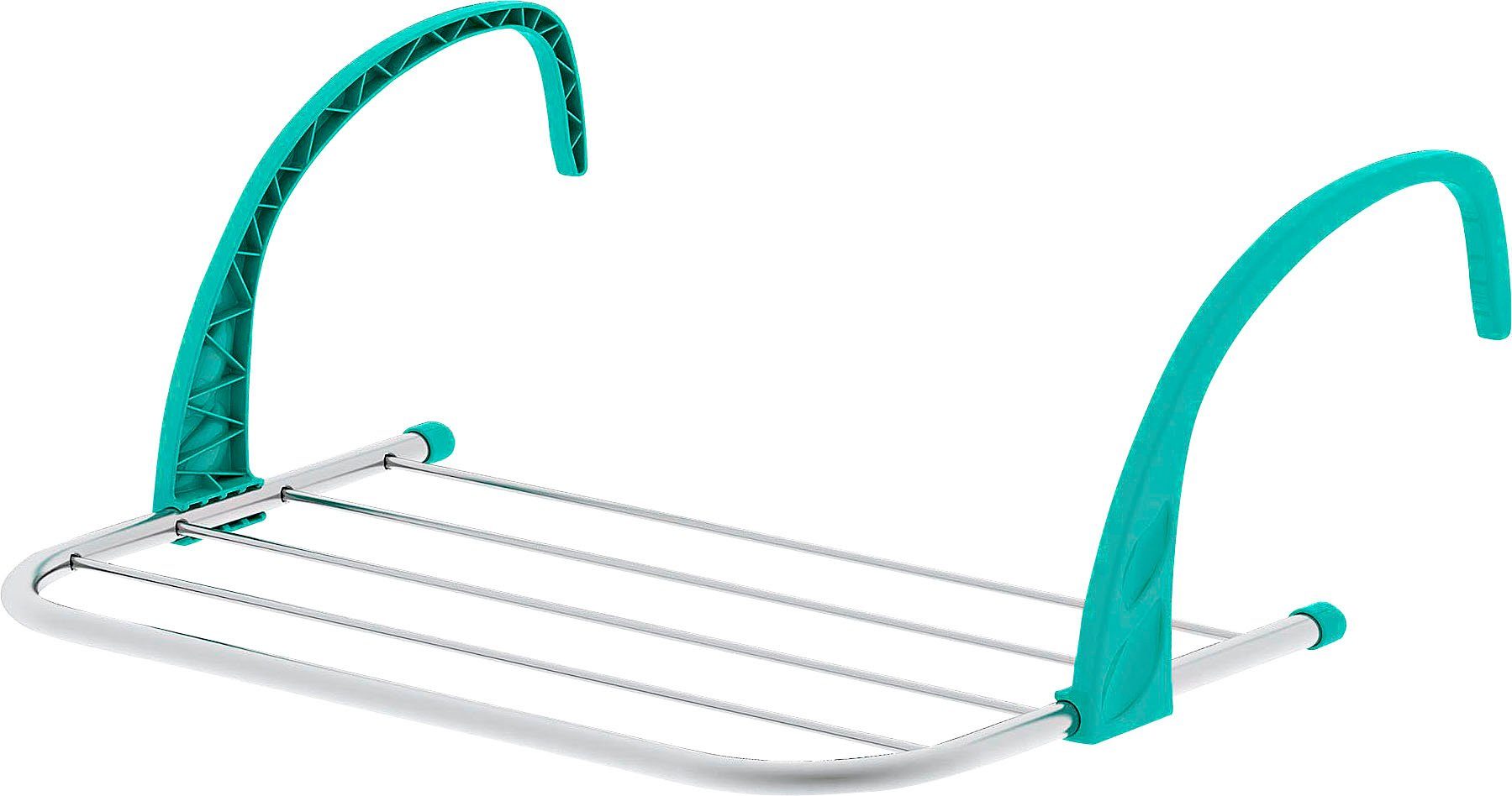 Bischof Colombo Heizungs- und Balkonwäschetrockner Gocciolo, Aluminium, 2,5 Meter Trockenlänge