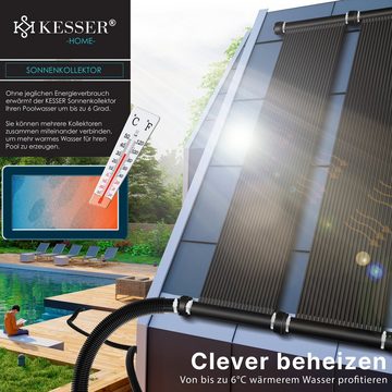 KESSER Pool-Wärmepumpe, Solarkollektor Poolheizung cm, Warmwasser Heizung Solarheizung