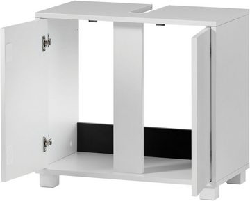 INOSIGN Badmöbel-Set Dex, (3-St), bestehend aus Waschbeckenunterschrank, Unterschrank, Spiegelschrank