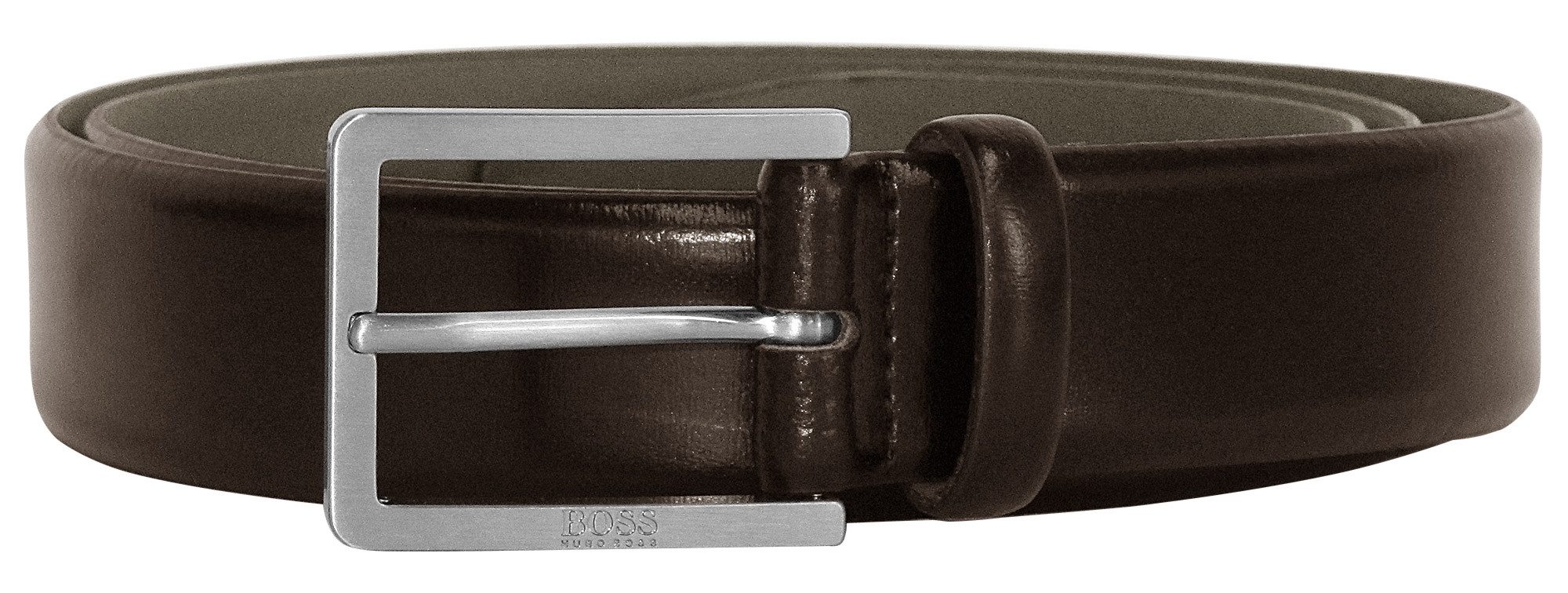 BOSS Ledergürtel HerrenErinio Braun