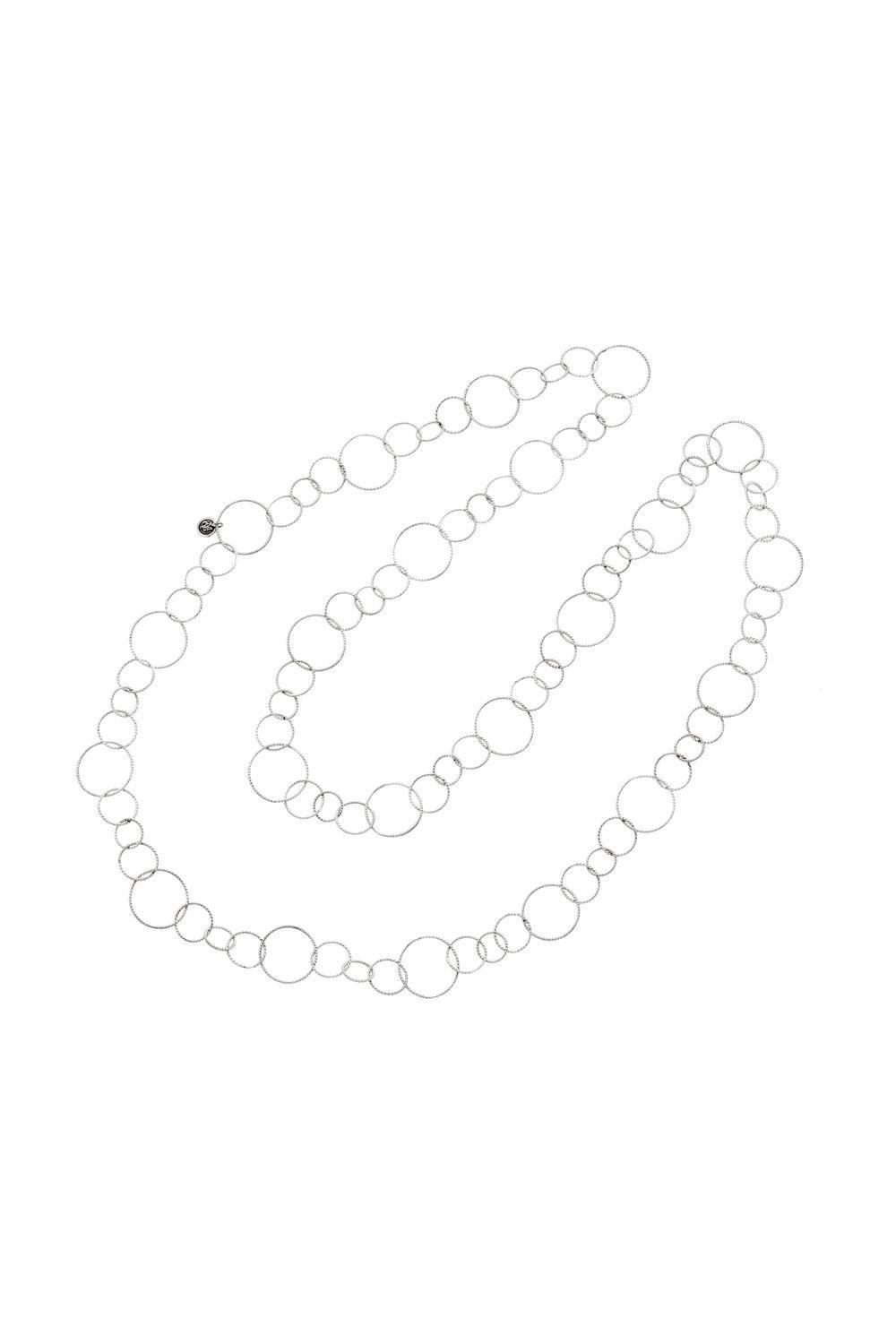 Marc O'Polo Collier Damen 925er Sterling-Silber Silber 80cm BA9190320189