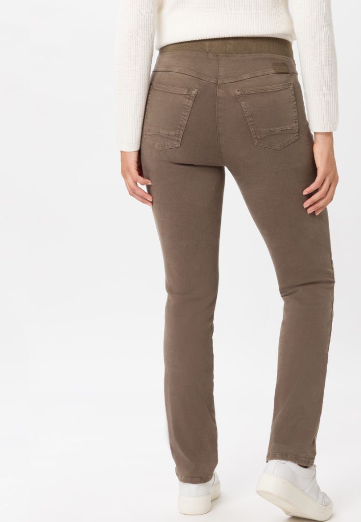 BRAX dunkelgrün Style Jeans PAMINA RAPHAELA FUN Bequeme by