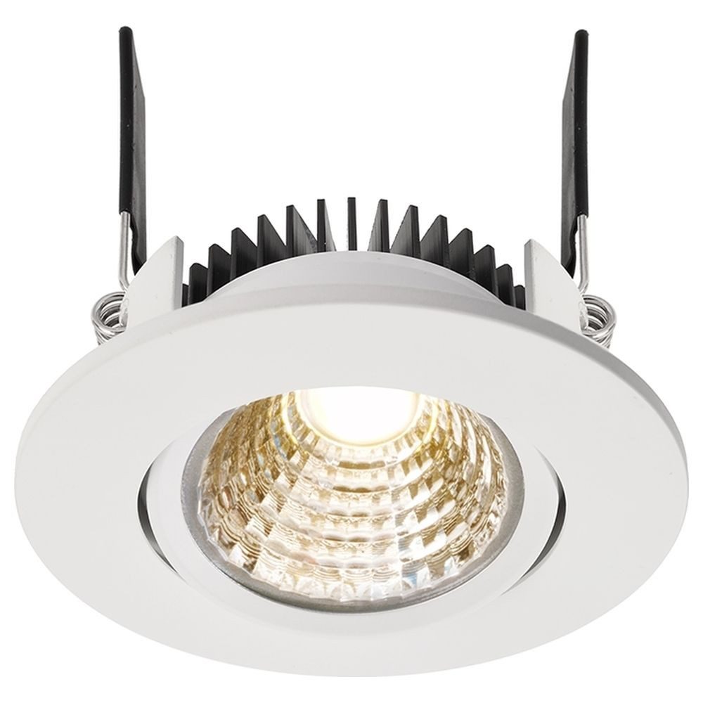 Deko-Light Einbauleuchte LED Deckeneinbauleuchte COB68 in Weiß 8,5W 24V Rund, LED