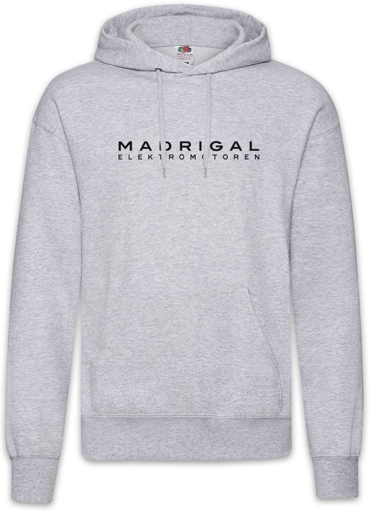 Hoodie White Madrigal Elektromotoren Herren Hoodie Electromotive Logo Compnay