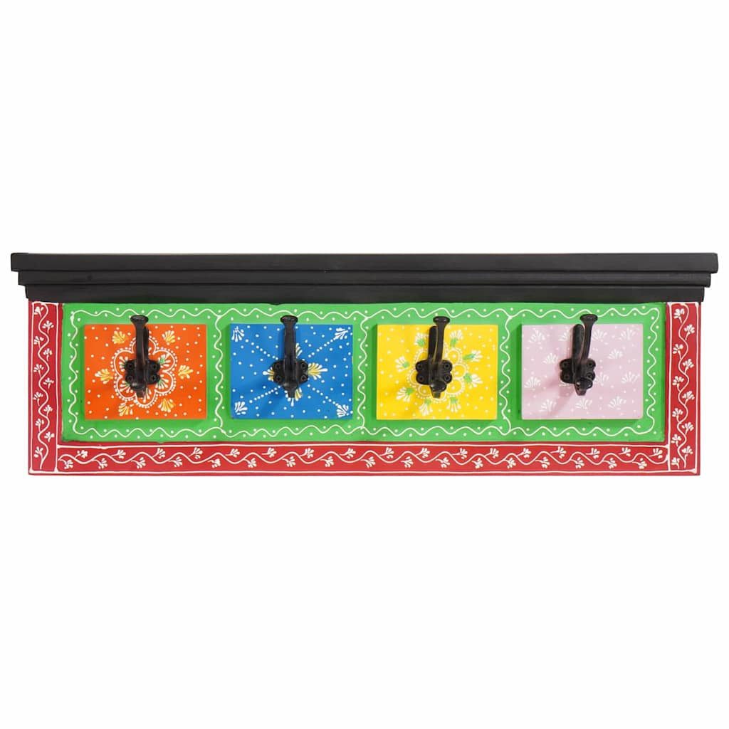 vidaXL Вешалки для одежды Вешалки для одежды Schwarz 80 x 25 x 2 cm Holzwerkstoff, (1 St)