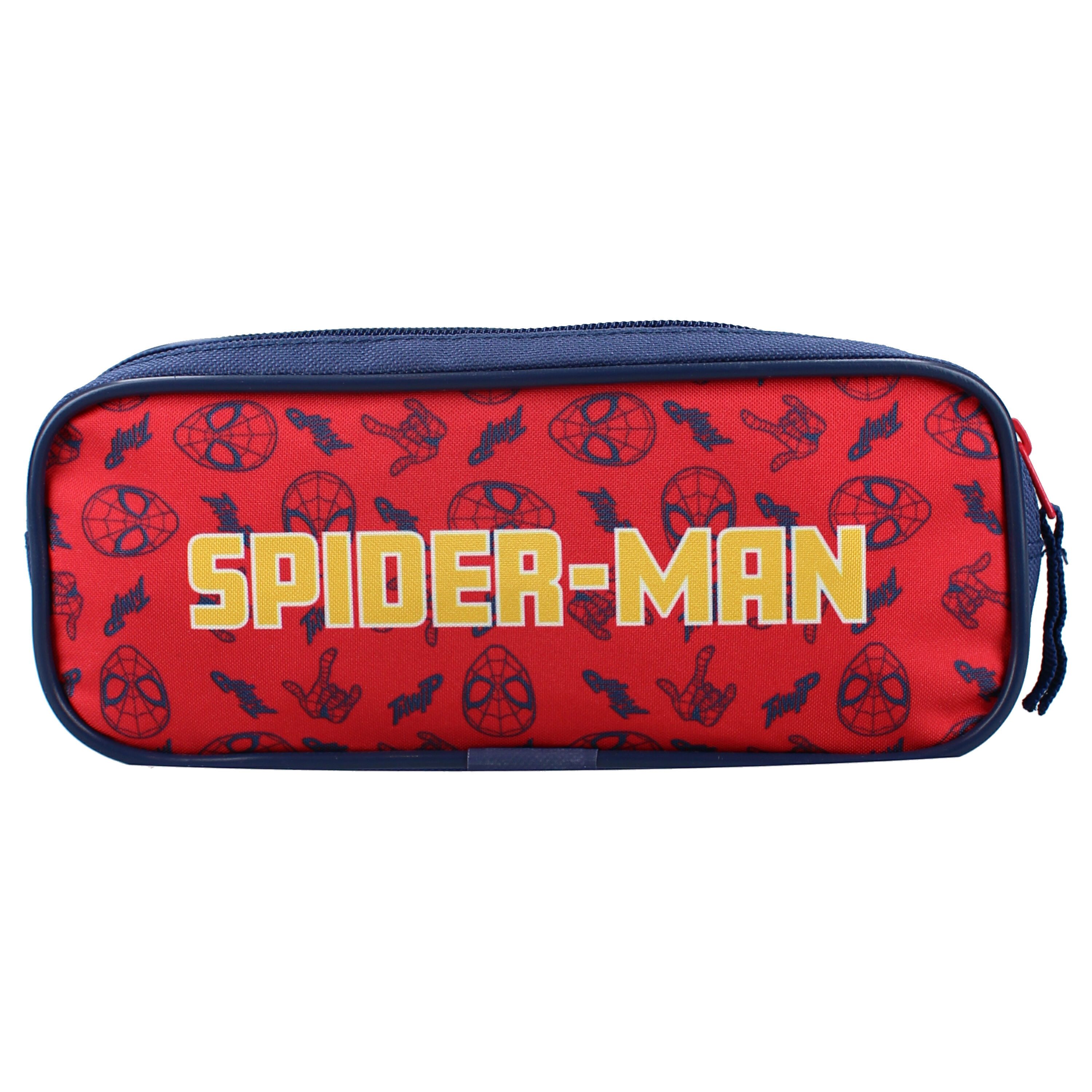 Captain Marvel Federtasche Spiderman Federtasche Thwip mit Reißverschluss perfekt für Schule