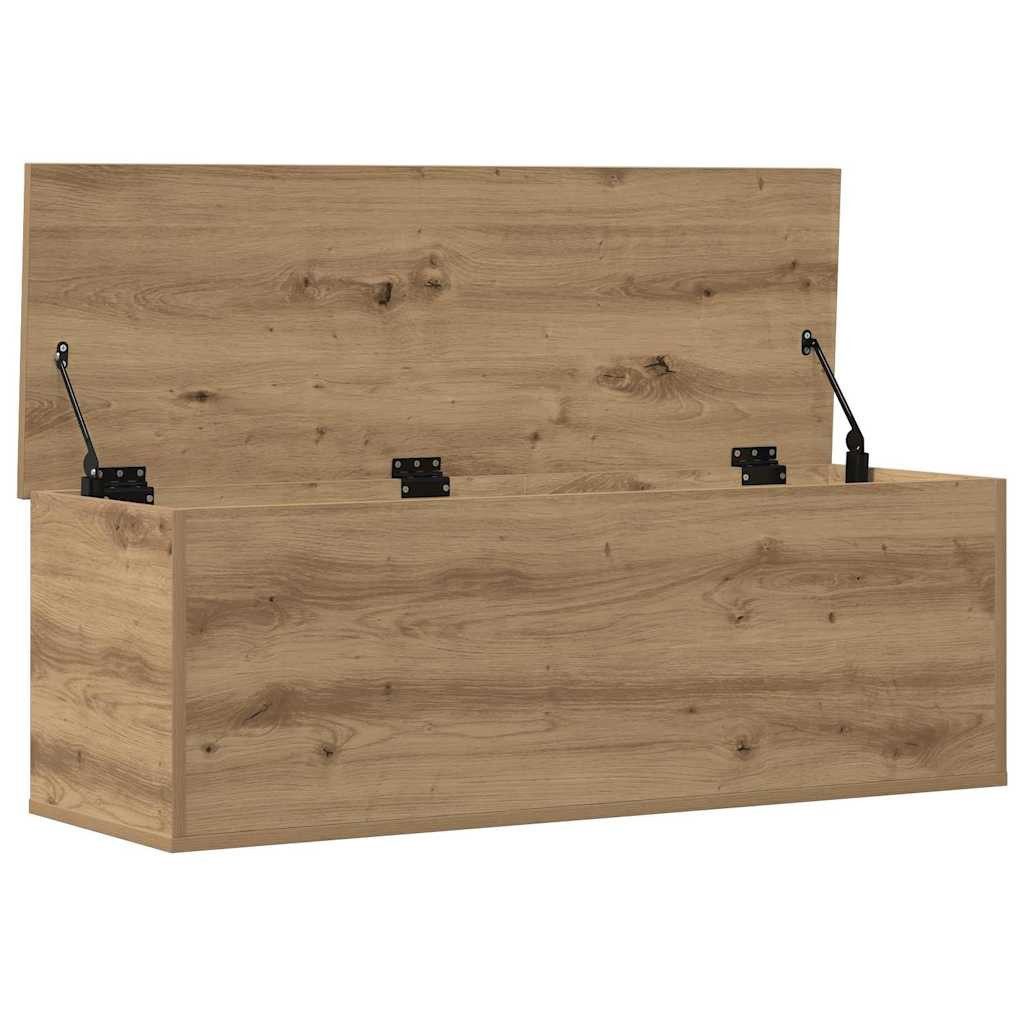 vidaXL Truhe 102 x 35 x 35 cm Aufbewahrungsbox Artisan Eiche 102x35x35 cm aus Spanp