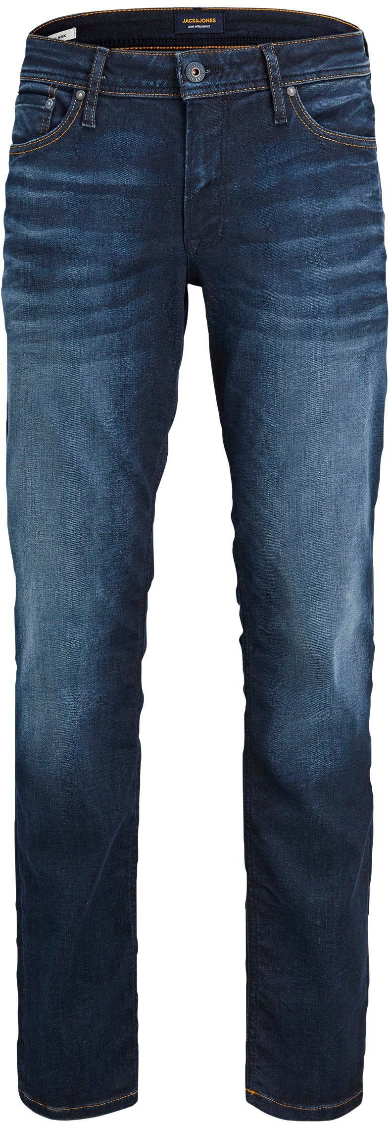 CLARK mittelblau Jones & JJORIGINAL Jack Regular-fit-Jeans