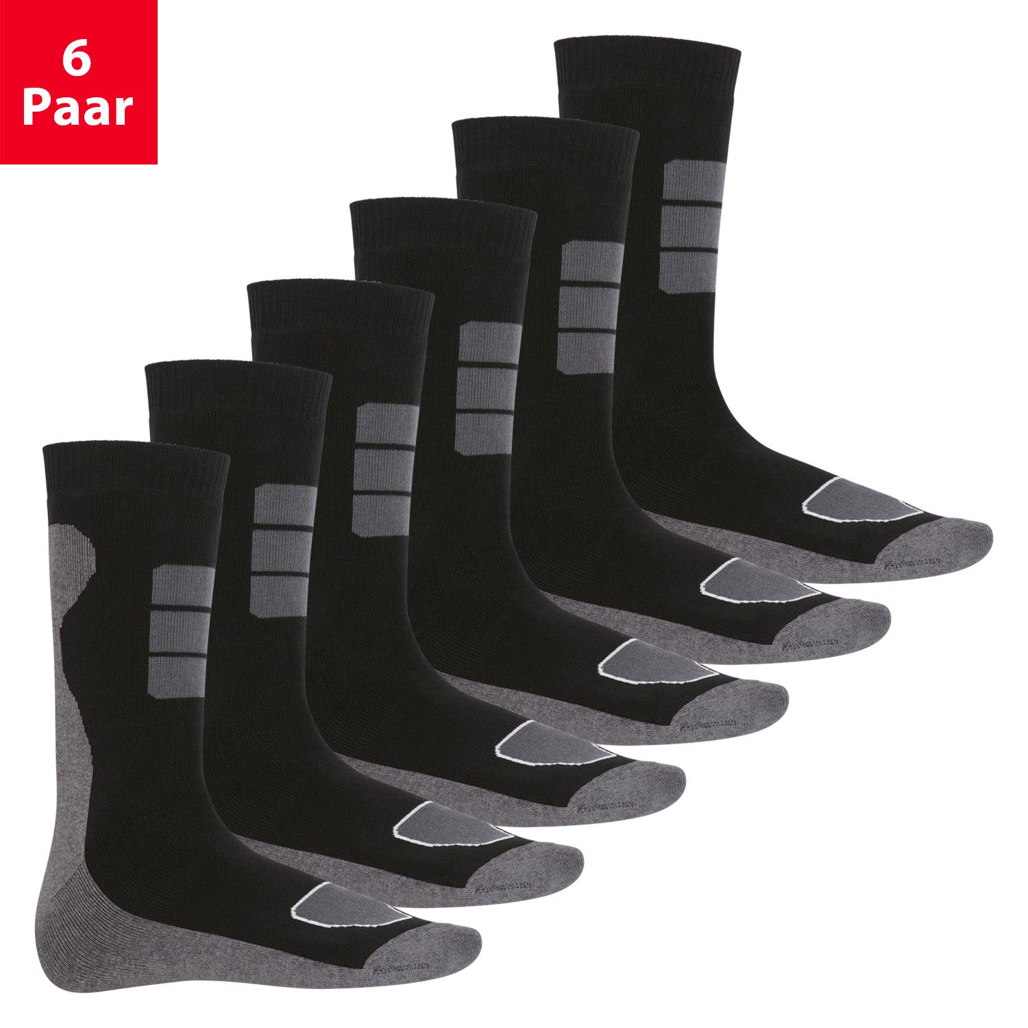 Footstar Thermosocken Herren Wintersocken 6er Pack - Frottee-Socken mit The günstig online kaufen