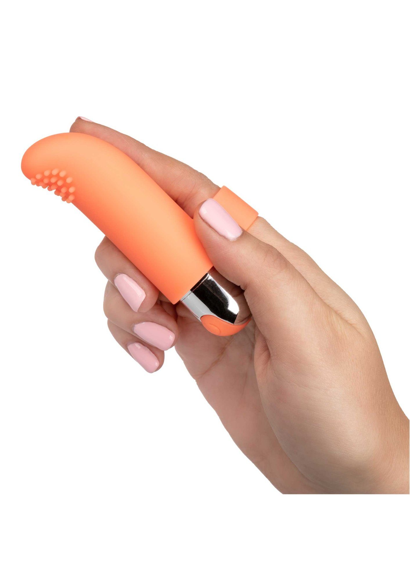 Vibrator Novelties - Finger-Vibrator Rechargeable orange California Exotic Tickler Finger