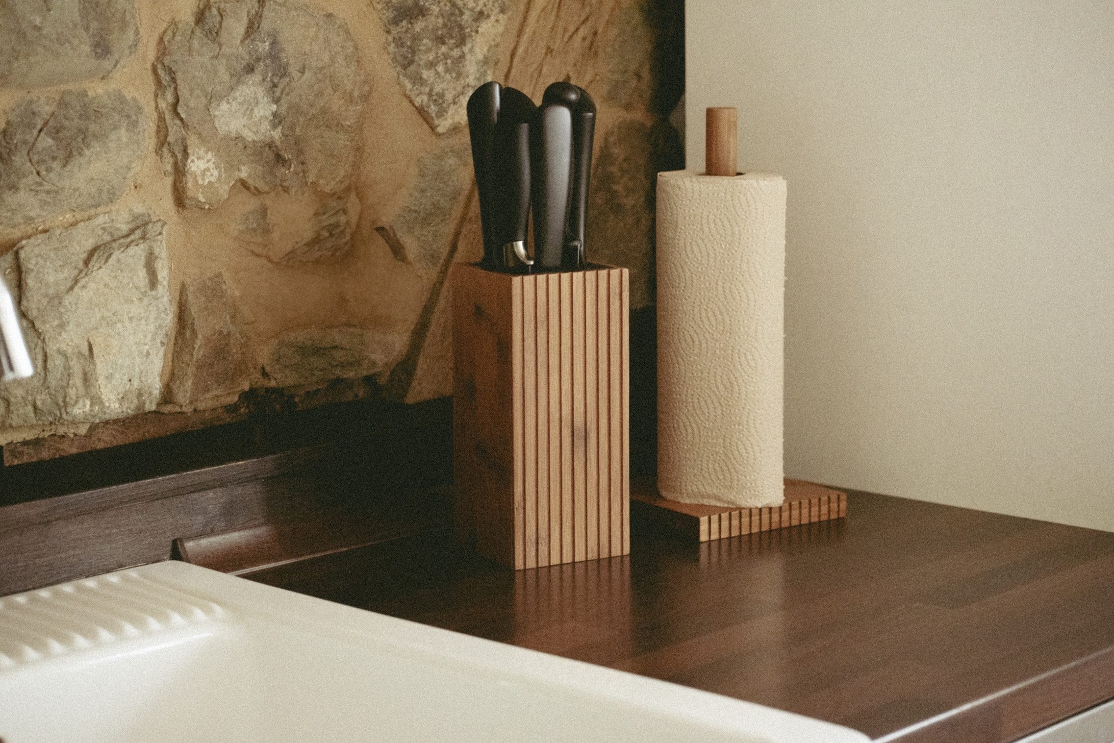 WENKO Küchenrollenhalter Modell Mera, (Set, 2-St), mit Utensilienhalter, Kü günstig online kaufen