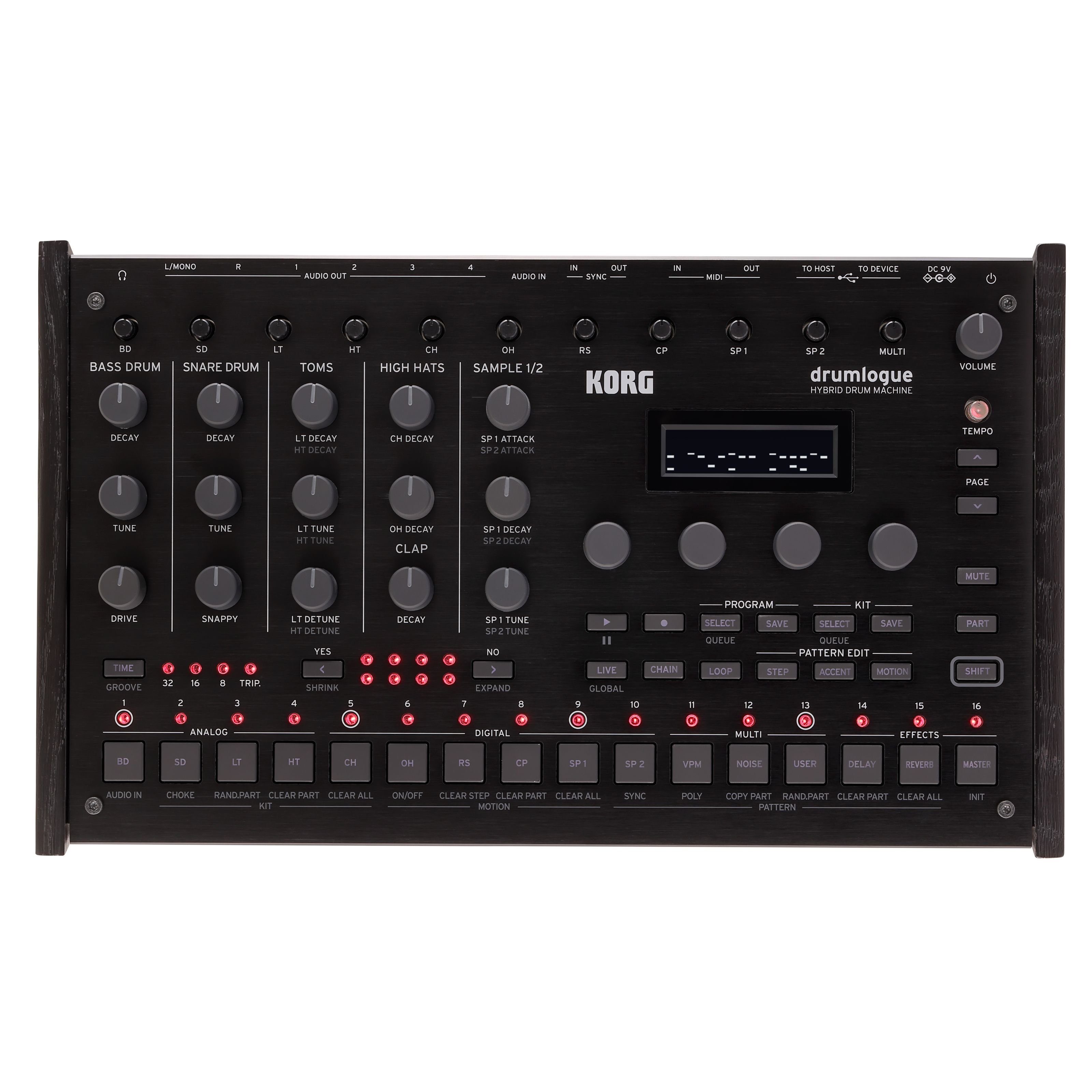 Korg Synthesizer (Groove-Tools, Drumcomputer), drumlogue - Drum Machine