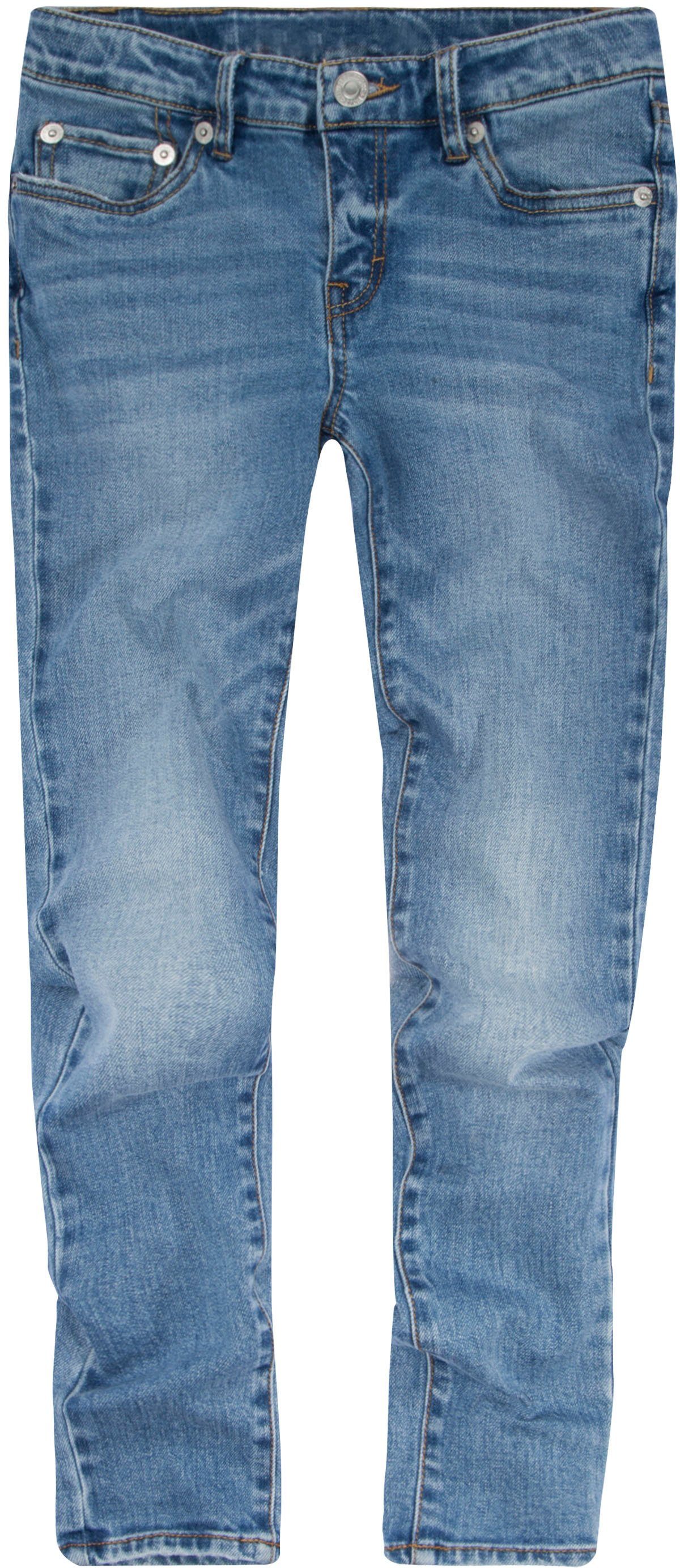 SKINNY for SUPER Kids FIT Stretch-Jeans GIRLS Levi's® bleached 710™ used JEANS