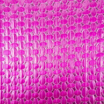 SCHÖNER LEBEN. Stoff Faschingsstoff Jacquard Lurex Glitzer Ovale pink silber 1,40m Breite, mit Metallic-Effekt